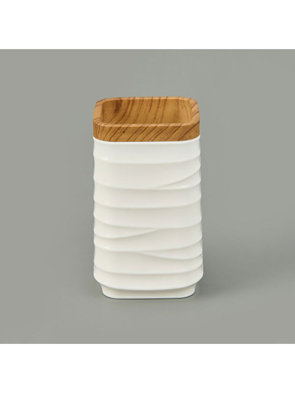 Bath Luna 2'li Sıvı Sabunluk ve Diş Fırçalık Seti - Beyaz-2