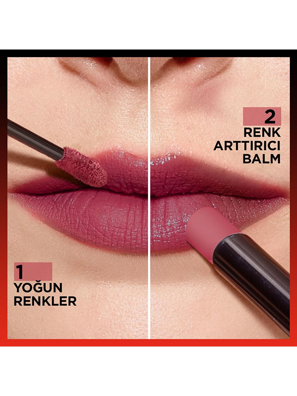 L'Oreal Paris Mor Infaillible 2-Step 24 Saat Kalıcı Likit Ruj & Balm - 215 Wine Oclock - 3