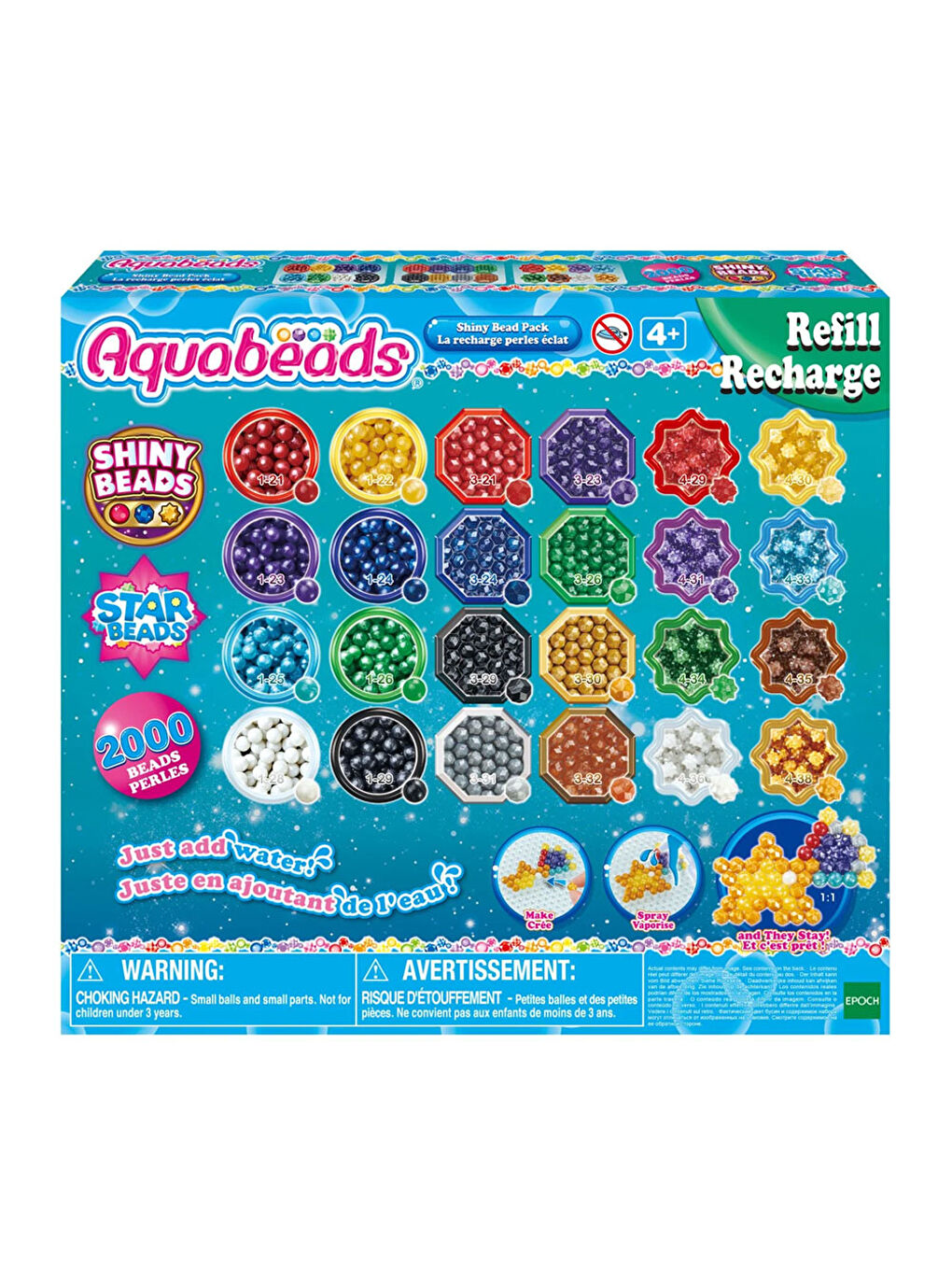 Aquabeads Renksiz Parlak Boncuk Paketi 31995