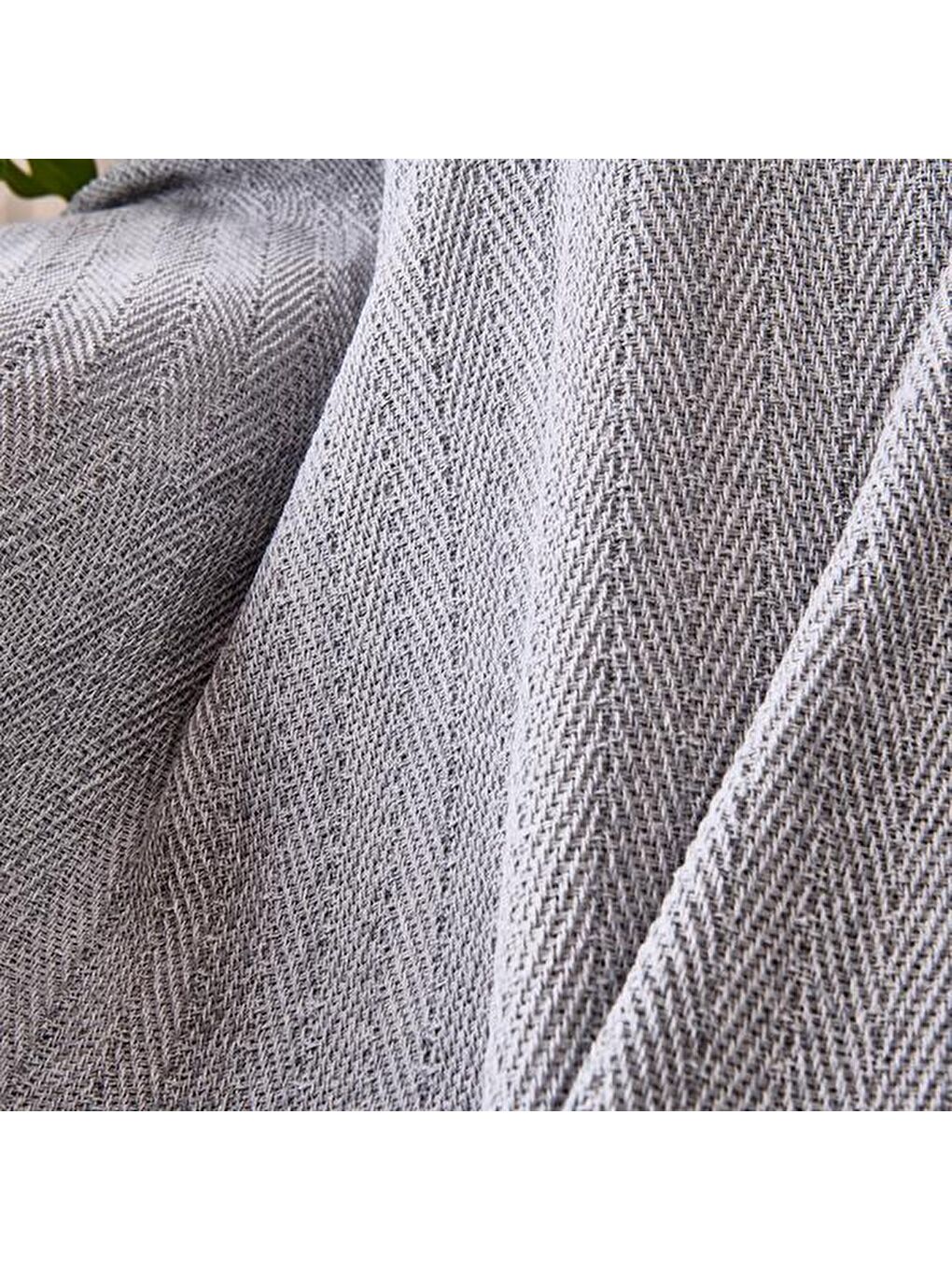 Soft Koltuk Şalı - Gri - 180x210 cm-2