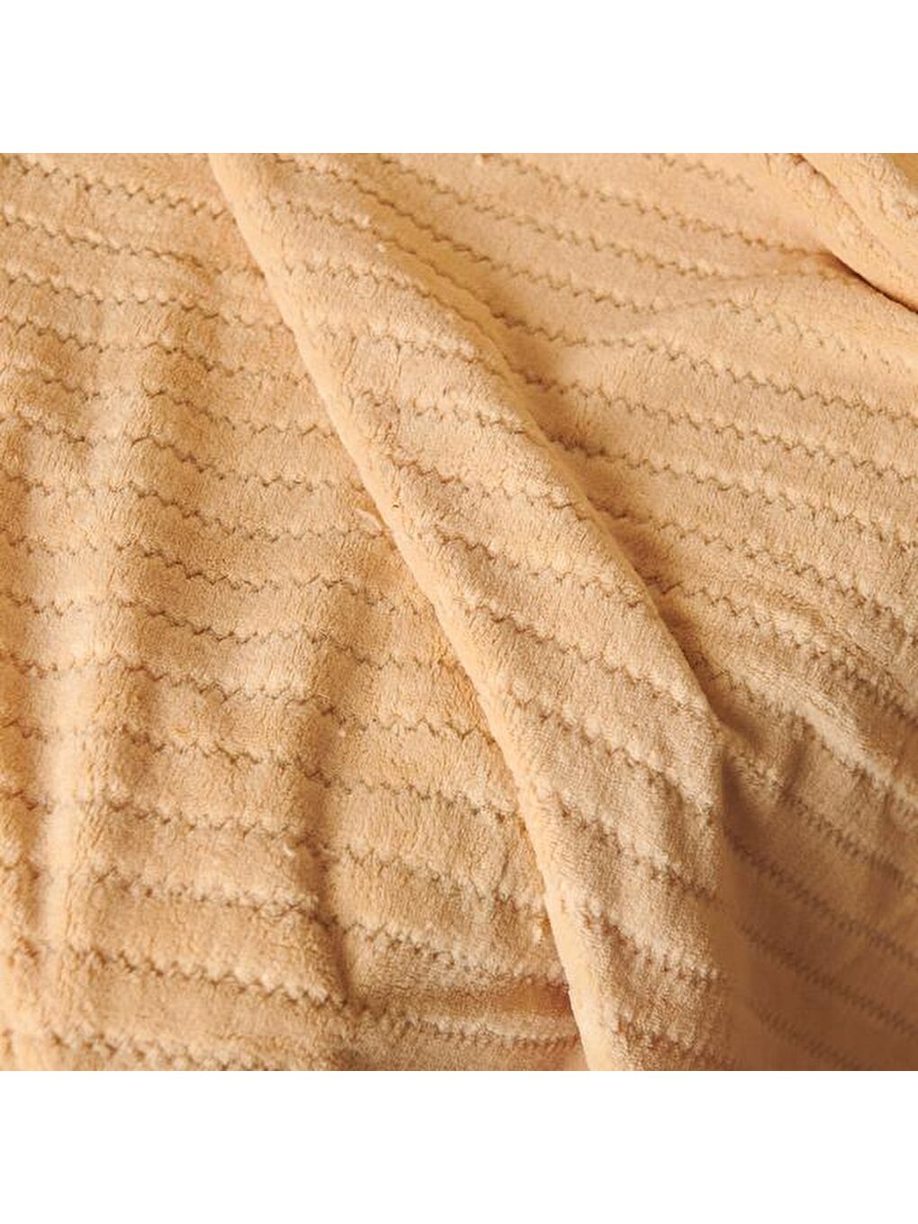 Wellsoft Koltuk Şalı - Bej - 120x165 cm-2