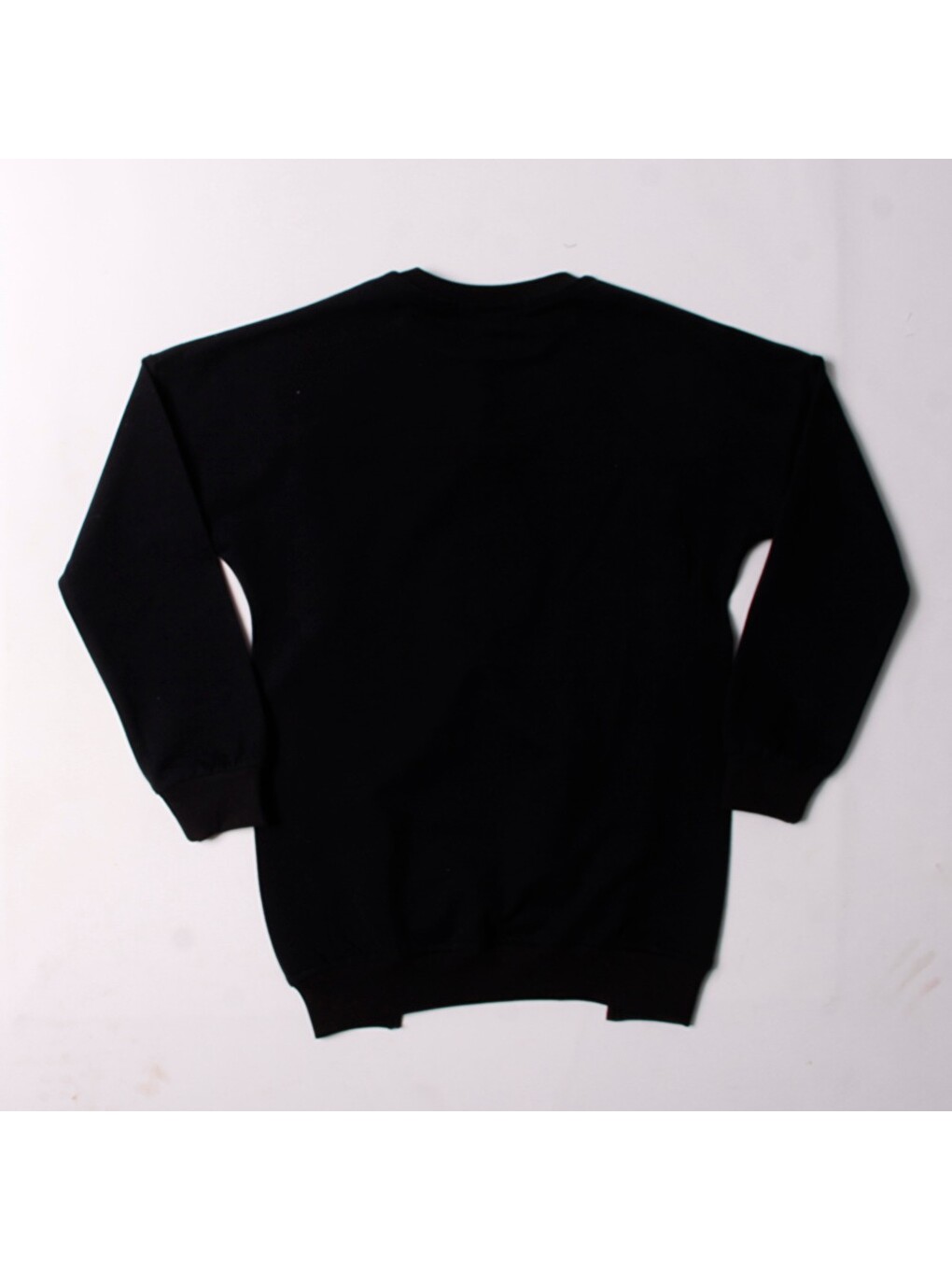 Siyah Kız Çocuk Sweatshirt Renkli Angel Nakışlı-1