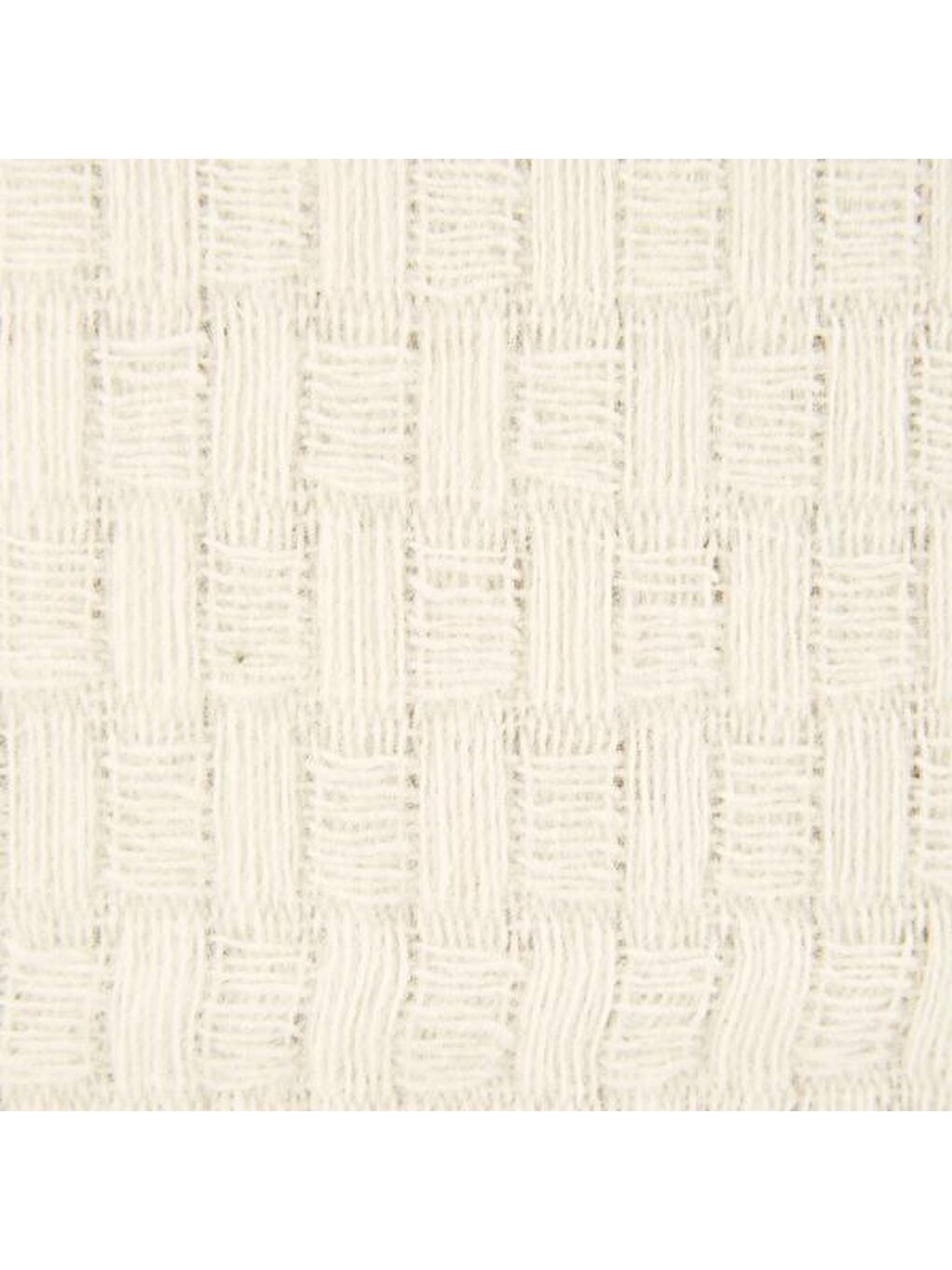 Soft Fiona Koltuk Şalı - Beyaz- 130x170 cm-2