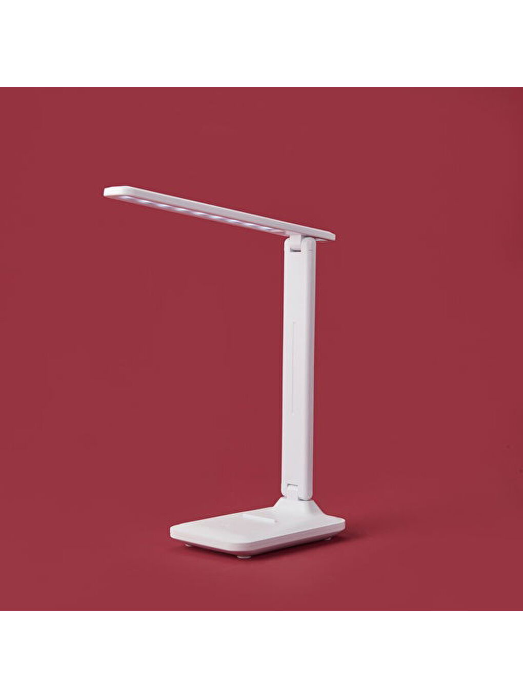 Dokunmatik Şarjlı Led Masa Lambası - Beyaz - 34x13x6 cm-4