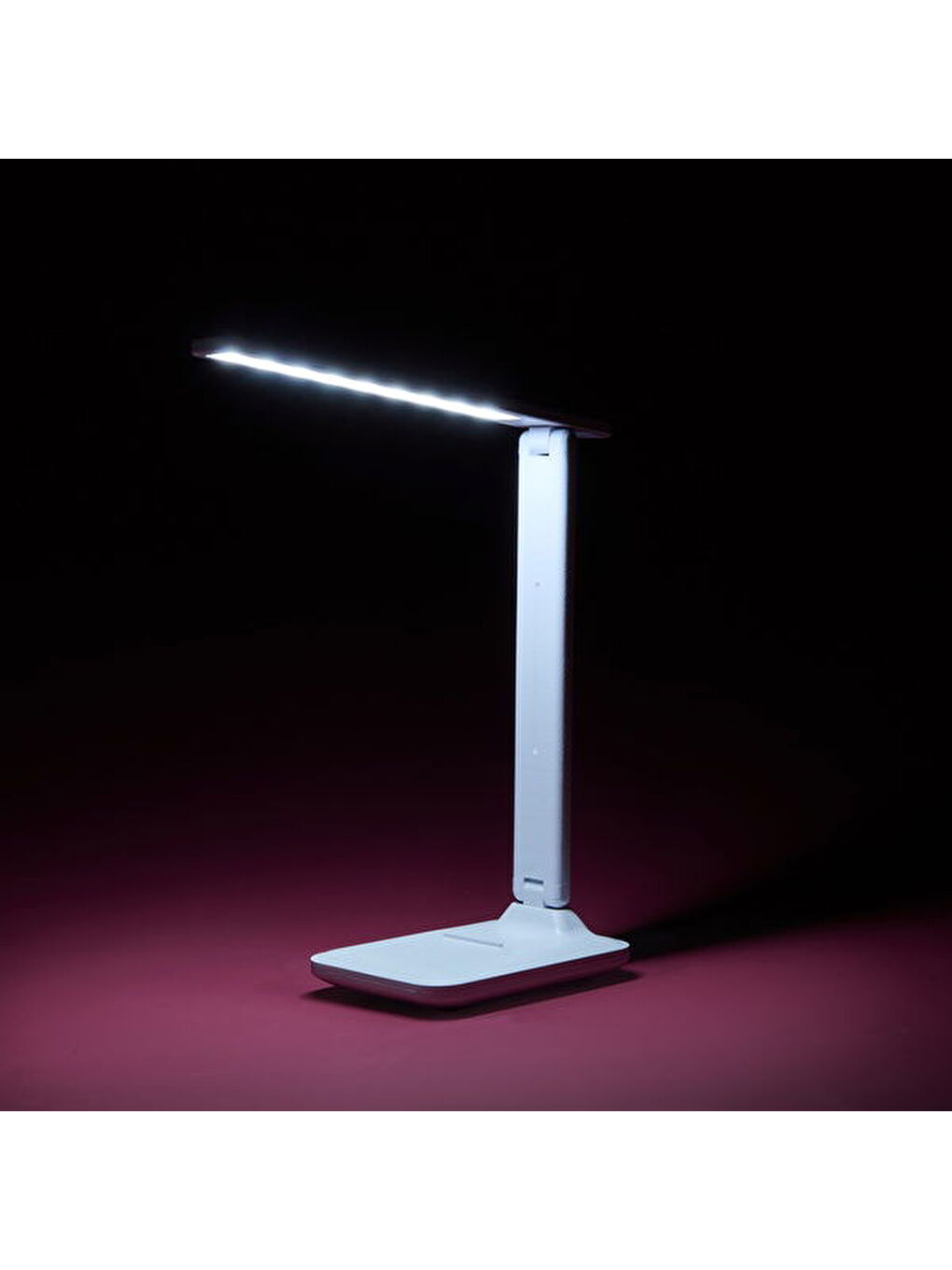 Dokunmatik Şarjlı Led Masa Lambası - Beyaz - 34x13x6 cm-2