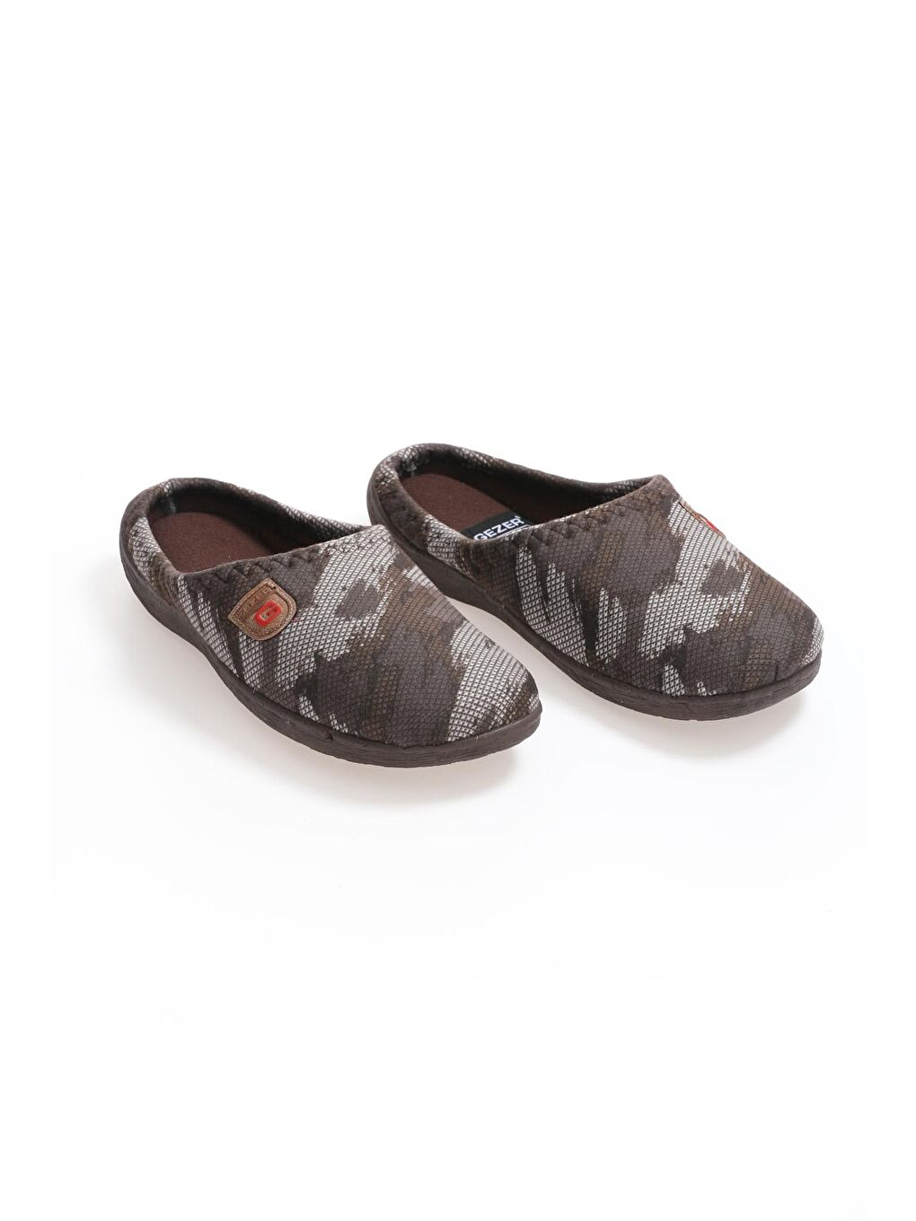 Kahverengi Kışlık Erkek Gondol Terlik