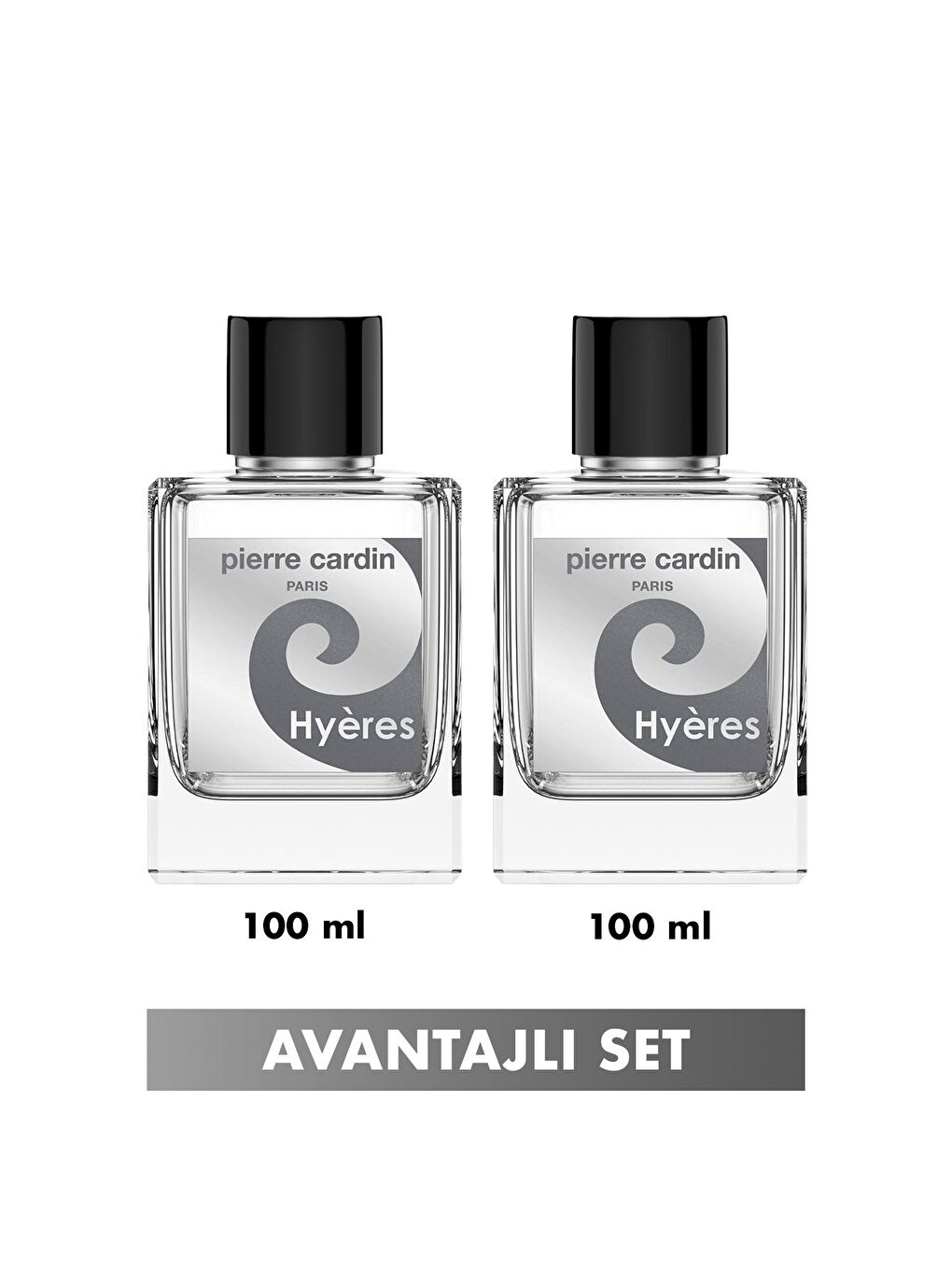 Pierre Cardin Gri Hyeres 100 ml Erkek Parfüm 2'li Set