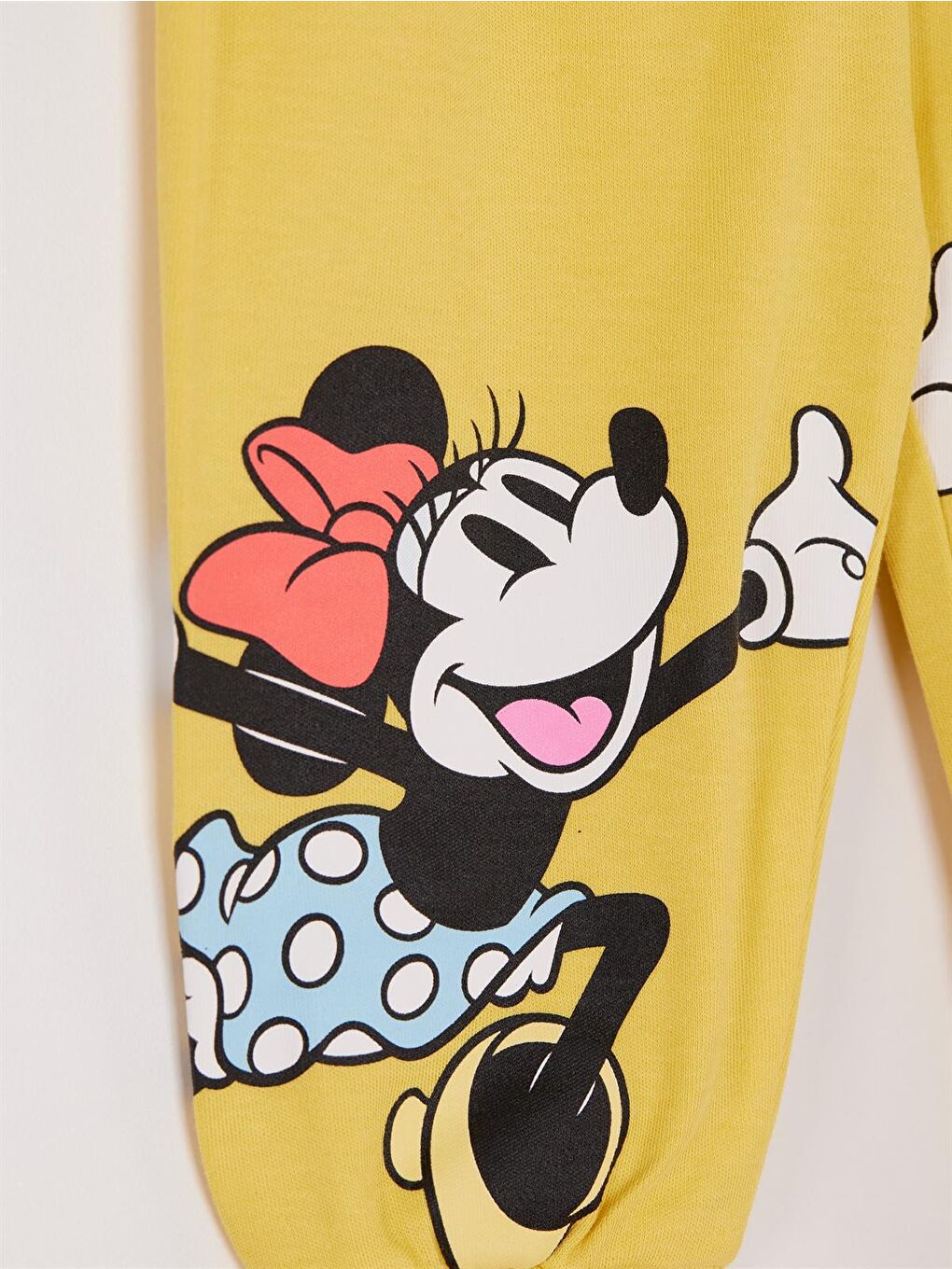 Supermino Sarı Minnie Mouse Lisanslı Bebek 2'li Patiksiz Pantolon 21420 - 2