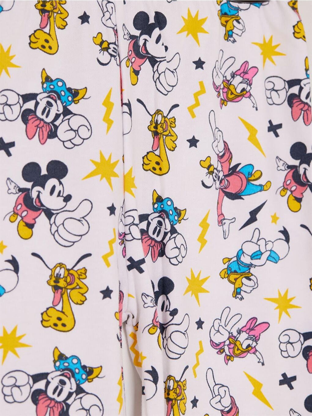 Supermino Sarı Minnie Mouse Lisanslı Bebek 2'li Patiksiz Pantolon 21420 - 3