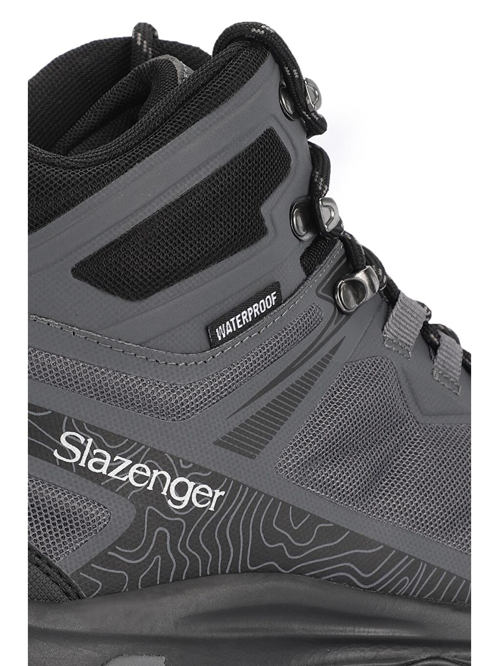 SLAZENGER Gri WAKANDA Su Geçirmez Erkek Outdoor Bot Koyu Gri - 3