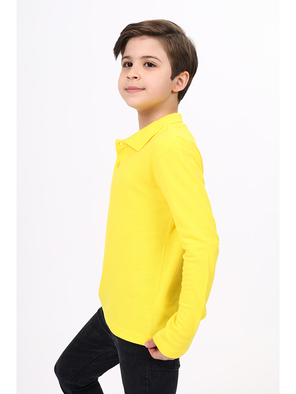 Toontoykids Sarı Unisex Çocuk Nakışlı Tişört - 1