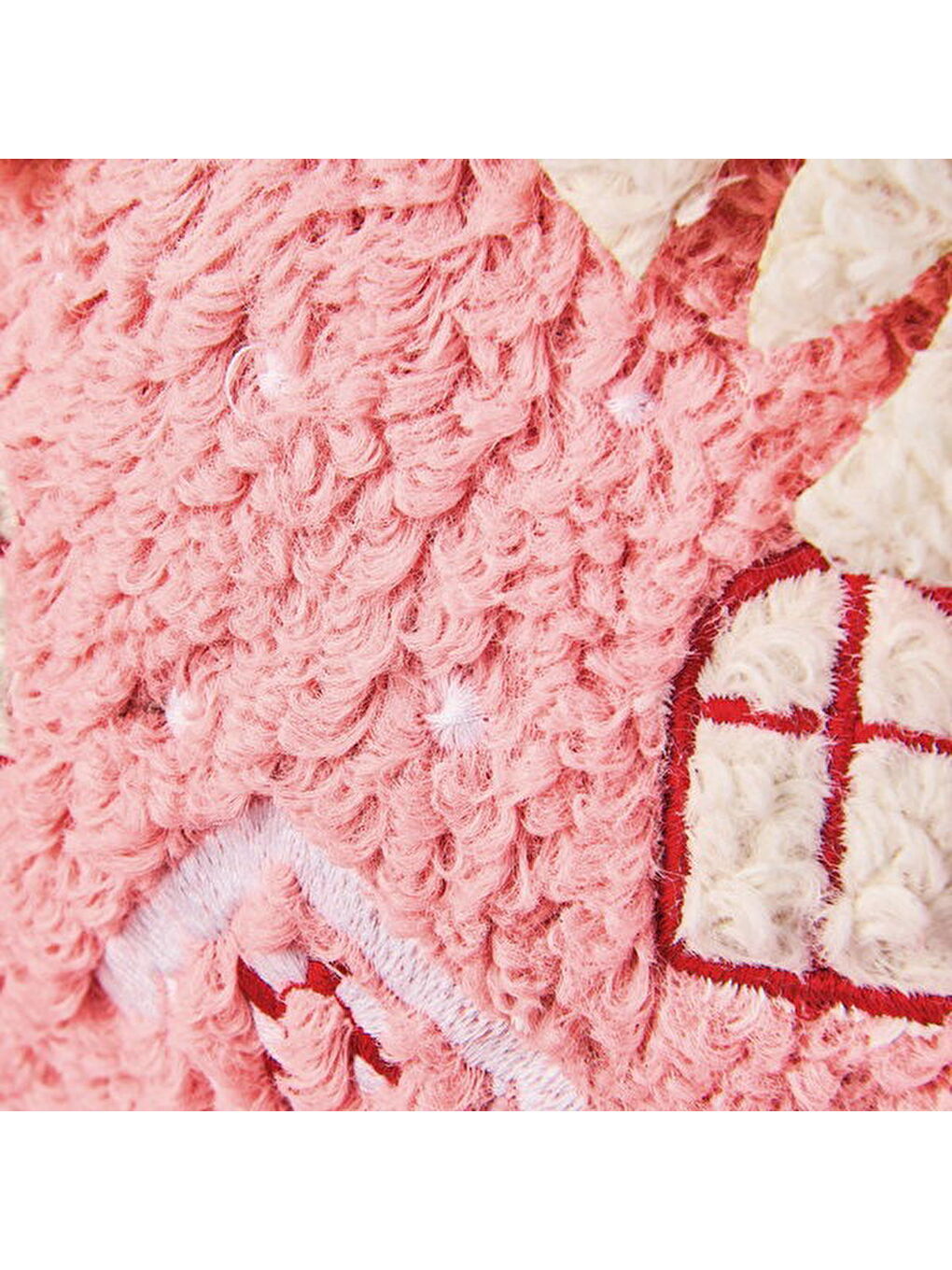 Soft Sevimli Ev Figürlü Yastık - Pembe - 19x22 cm-3