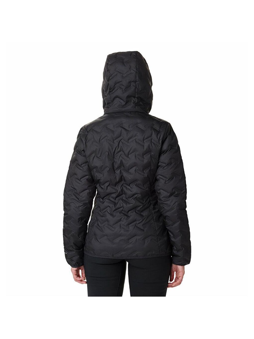 Columbia Siyah WK0260-010 Delta Ridge Down Hooded Jacket Kadın Şişme Mont - 1