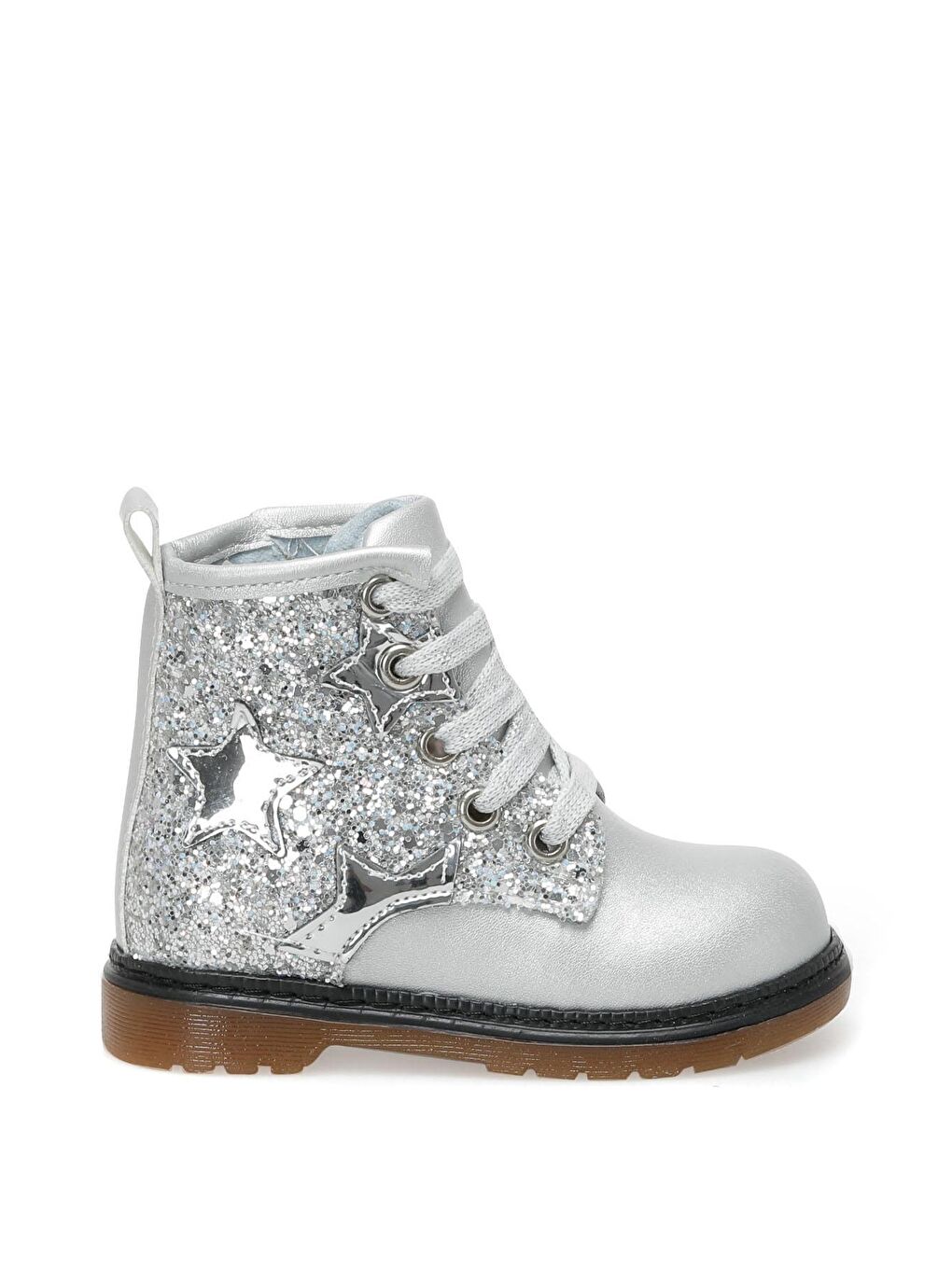 Gri LANDA B 2PR Gümüş Kız Çocuk Worker Bot-1