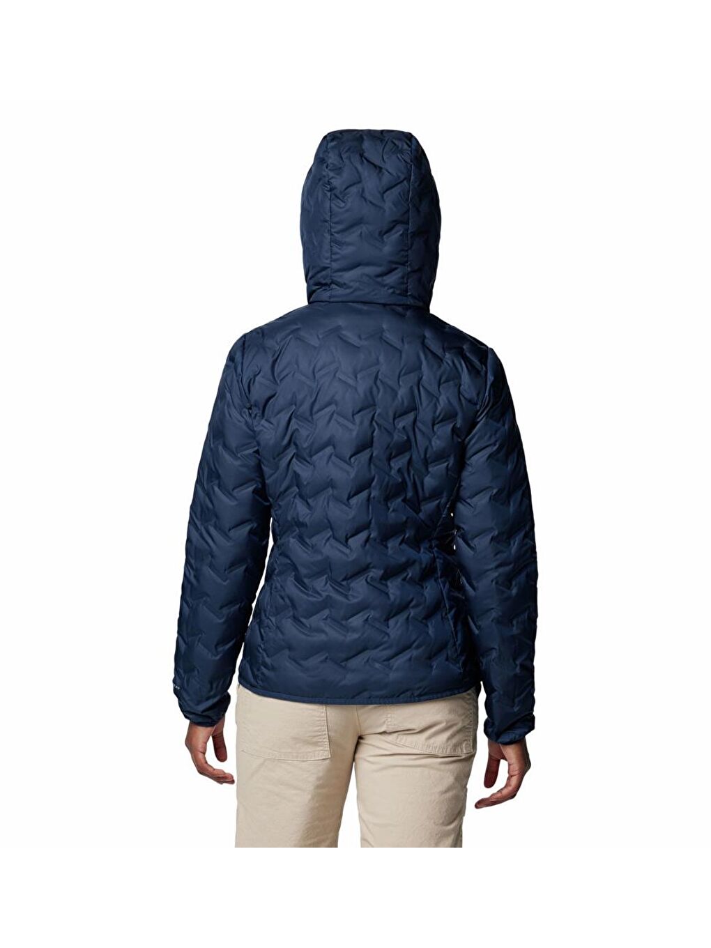 Columbia Lacivert Delta Ridge™ II Down Hooded Jacket Kadın Outdoor Mont WK2769 - 1