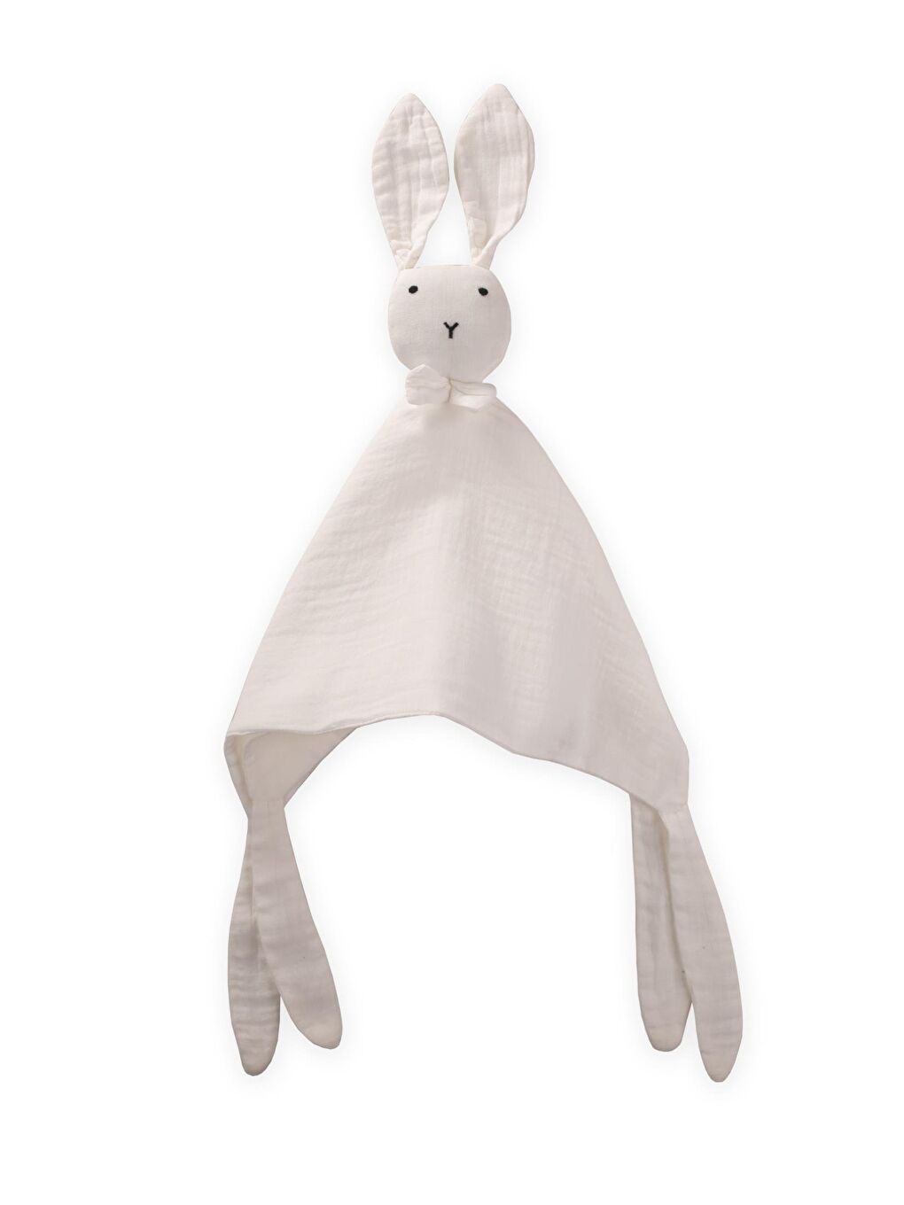 Tavşan Müslin Uyku Arkadaşı (Yıkanmıştır) 40X40 Cm Ekru