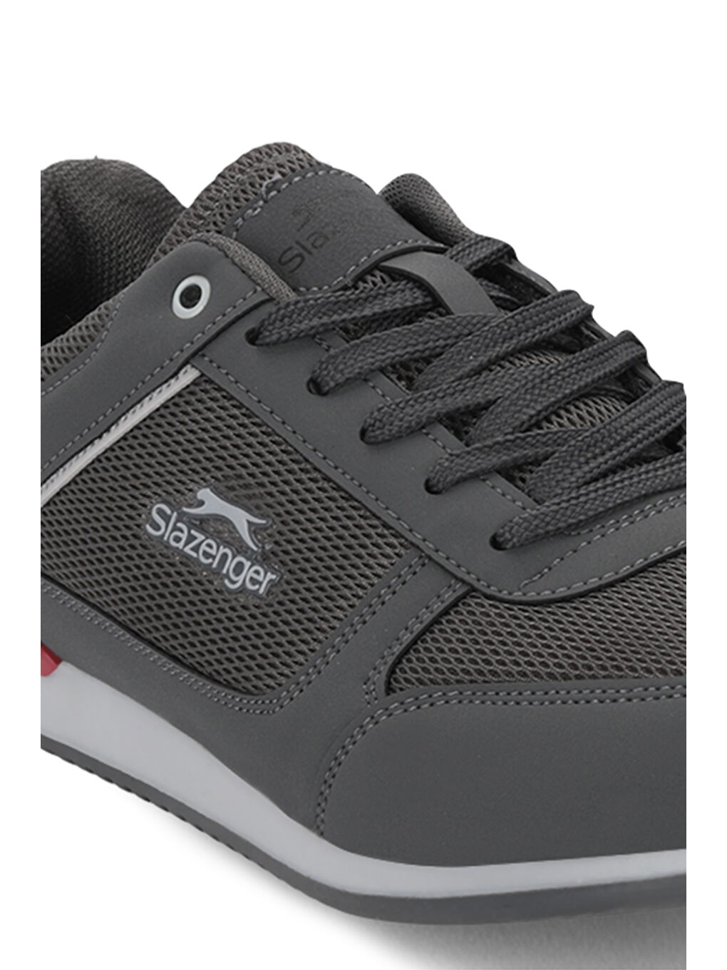 ATTAL I Erkek Koyu Gri / Kırmızı Günlük Spor Ayakkabısı-3