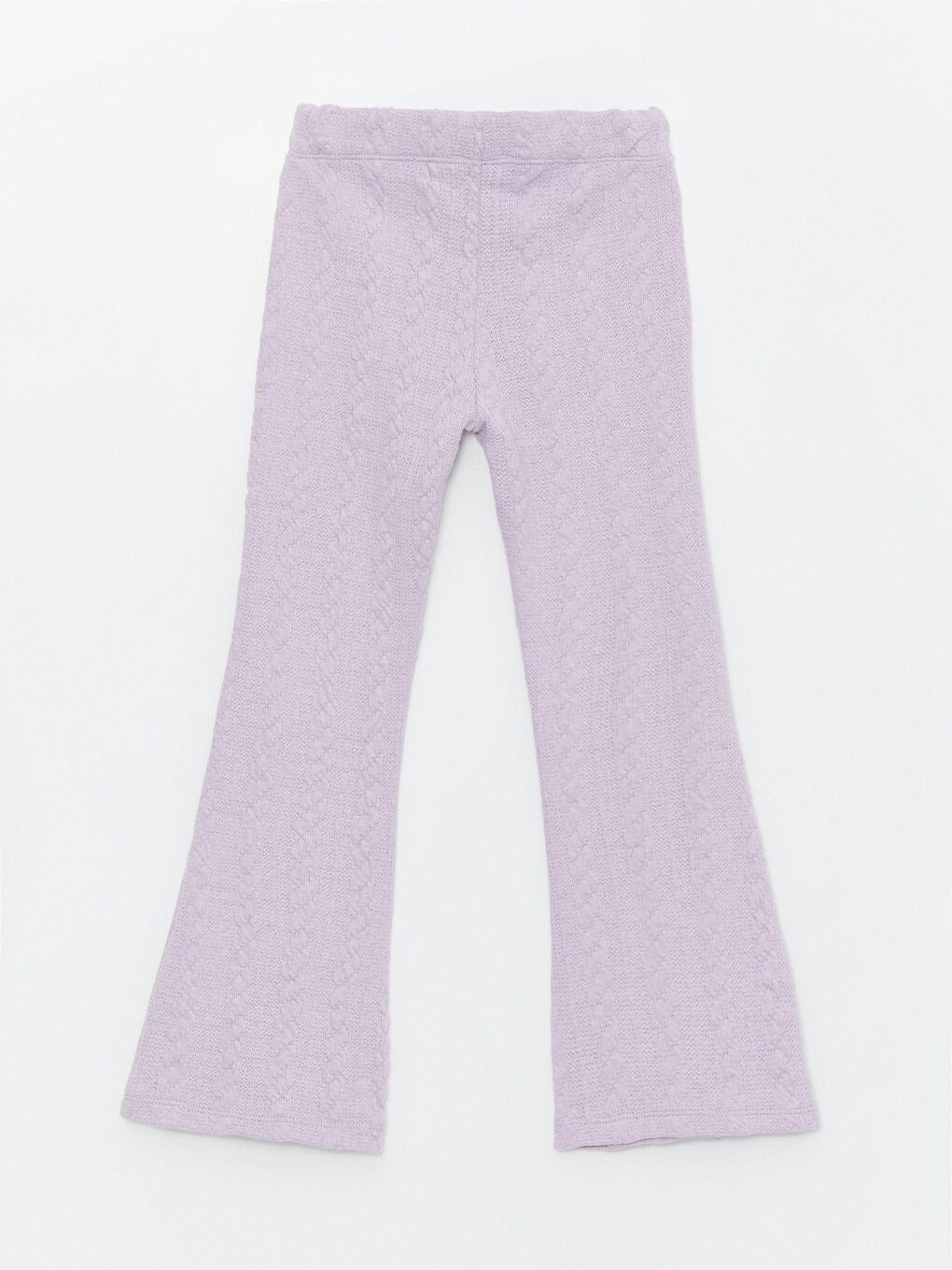 Lila Kız Çocuk Triko Kapüşonlu Üç Parça Takım-5