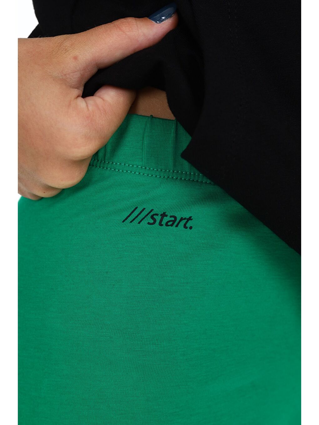 Siyah Kız Çocuk Baskılı Taytlı Takım-2