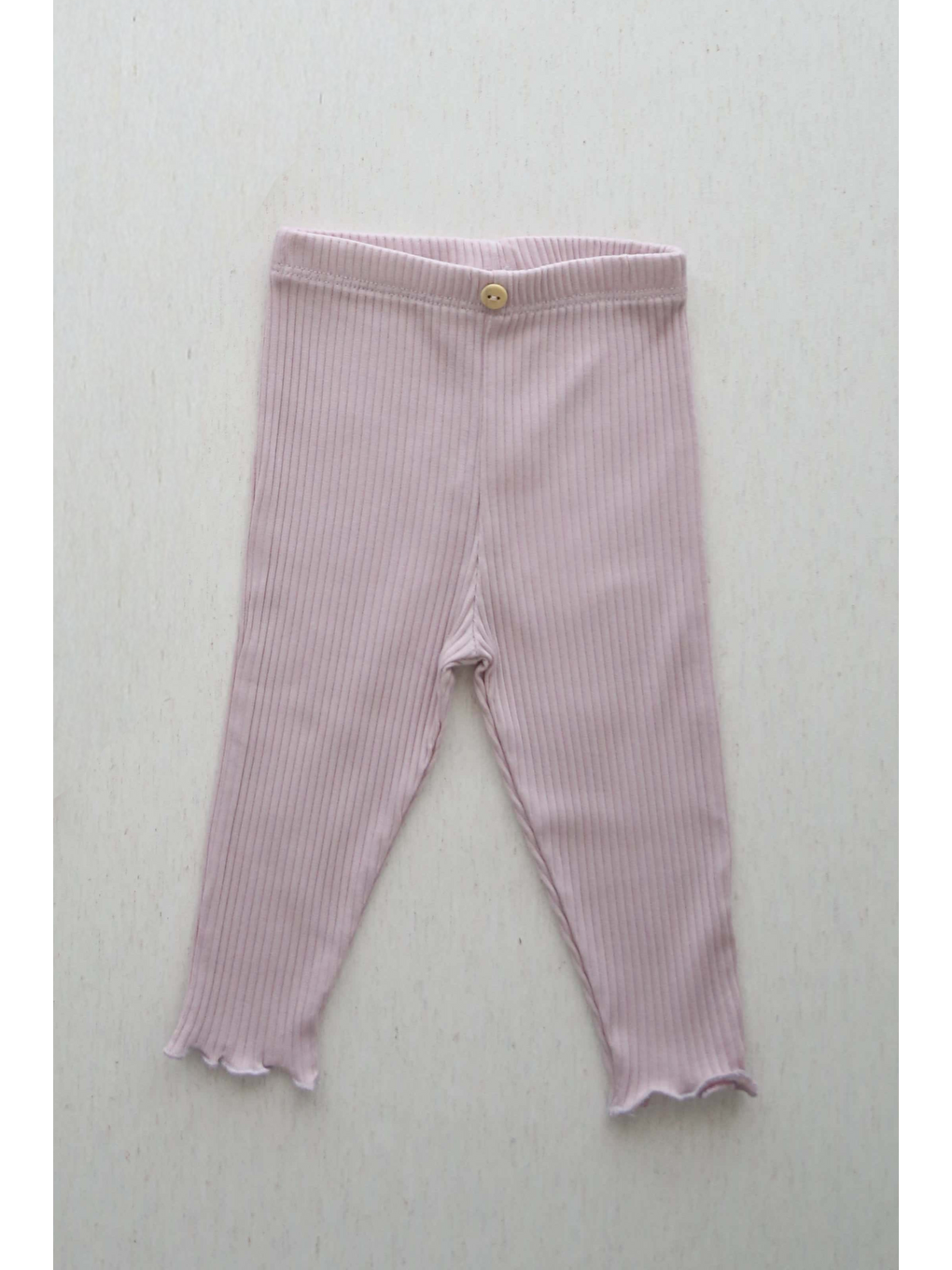 Mor Lila Fırfır kenar dikişli Tayt