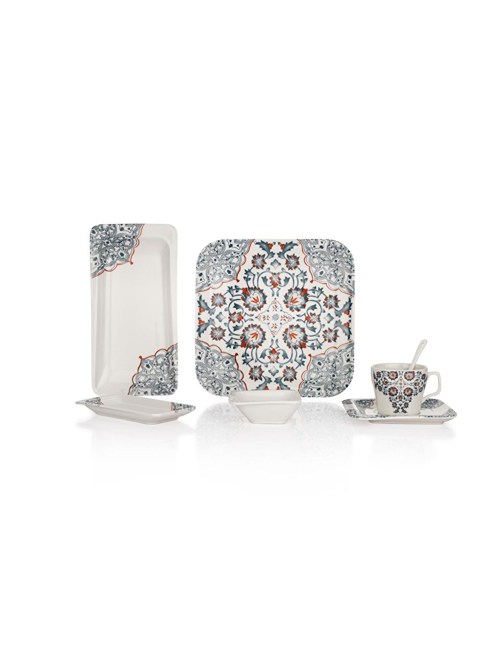 Elsa Kahvaltı Takımı-32 Parça-Turkuaz-3