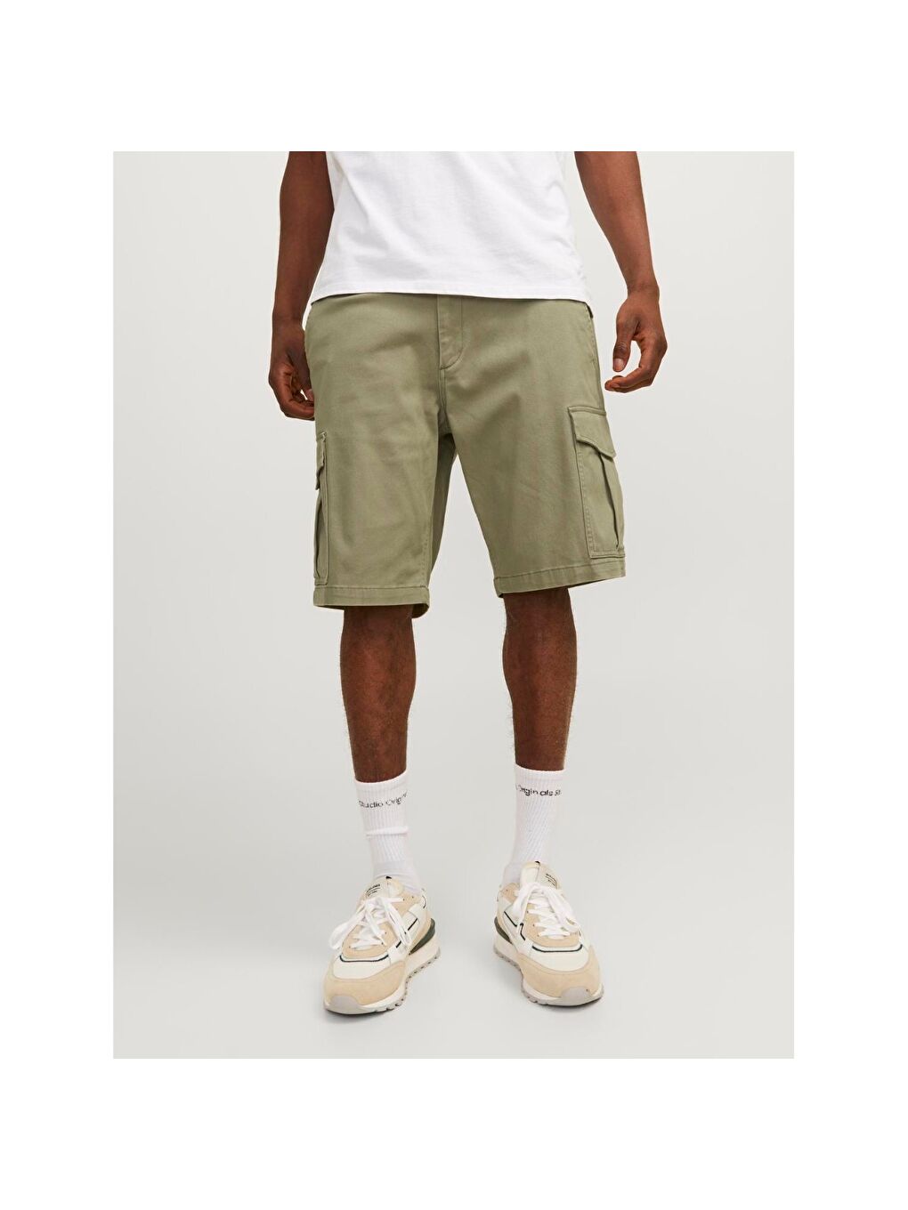 Haki Joe Erkek Yeşil Şort-2