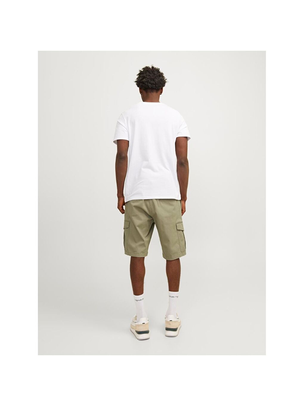 Haki Joe Erkek Yeşil Şort-3