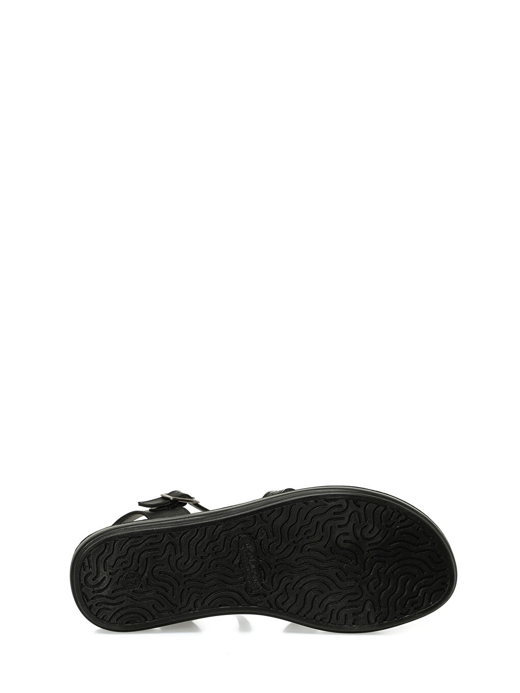 409068.Z Siyah Kadın Düz Sandalet-5