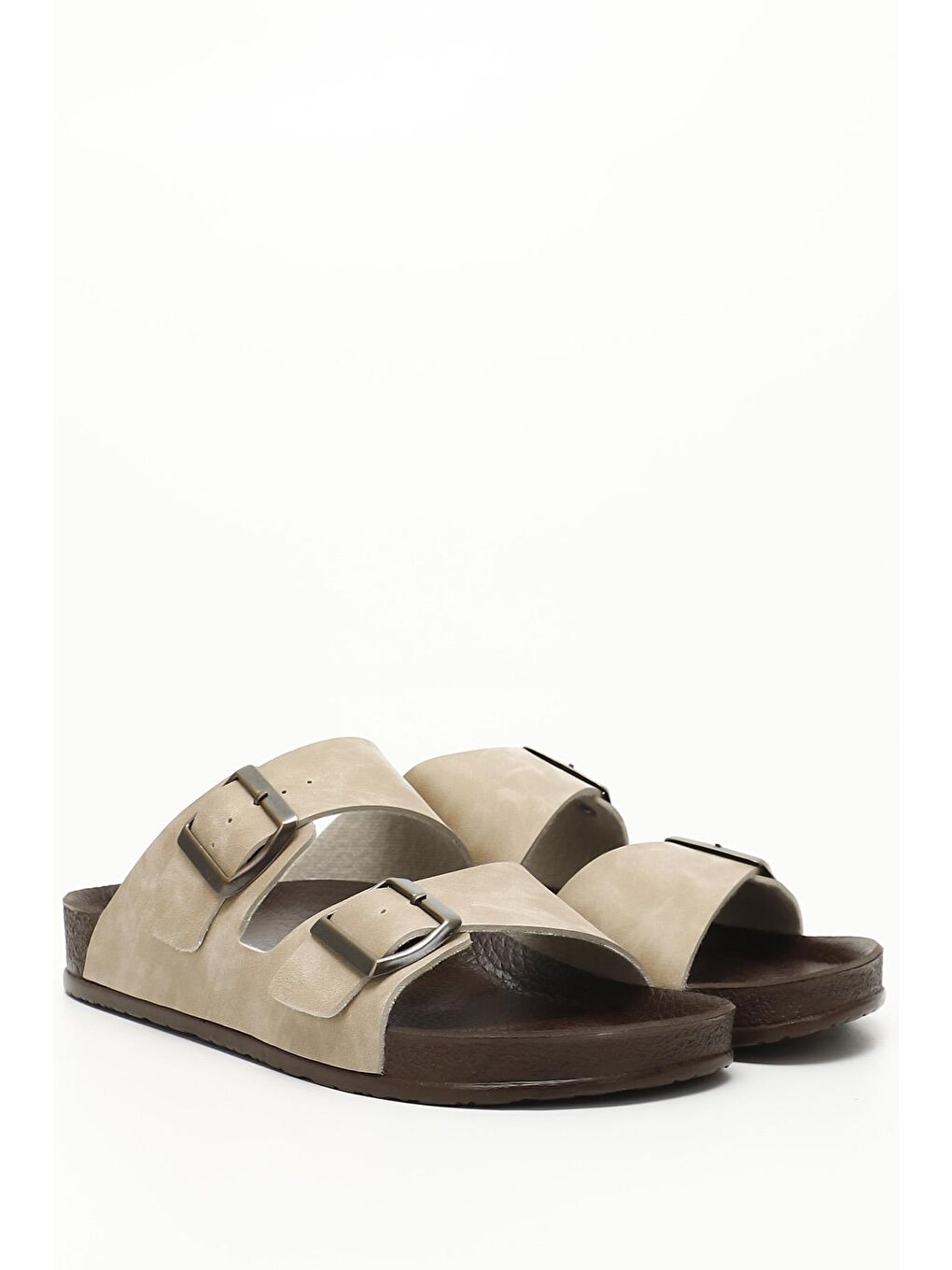 Bej BEJ  Tokalı Kadın Günlük Terlik 34048-1