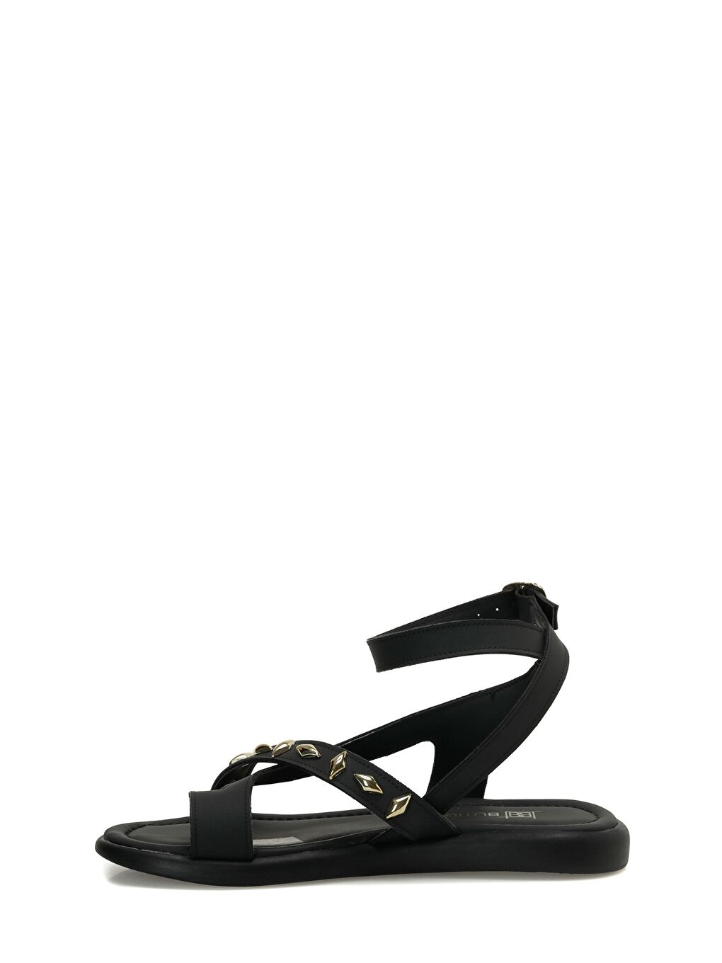 26S-3016 Siyah Kadın Sandalet-2