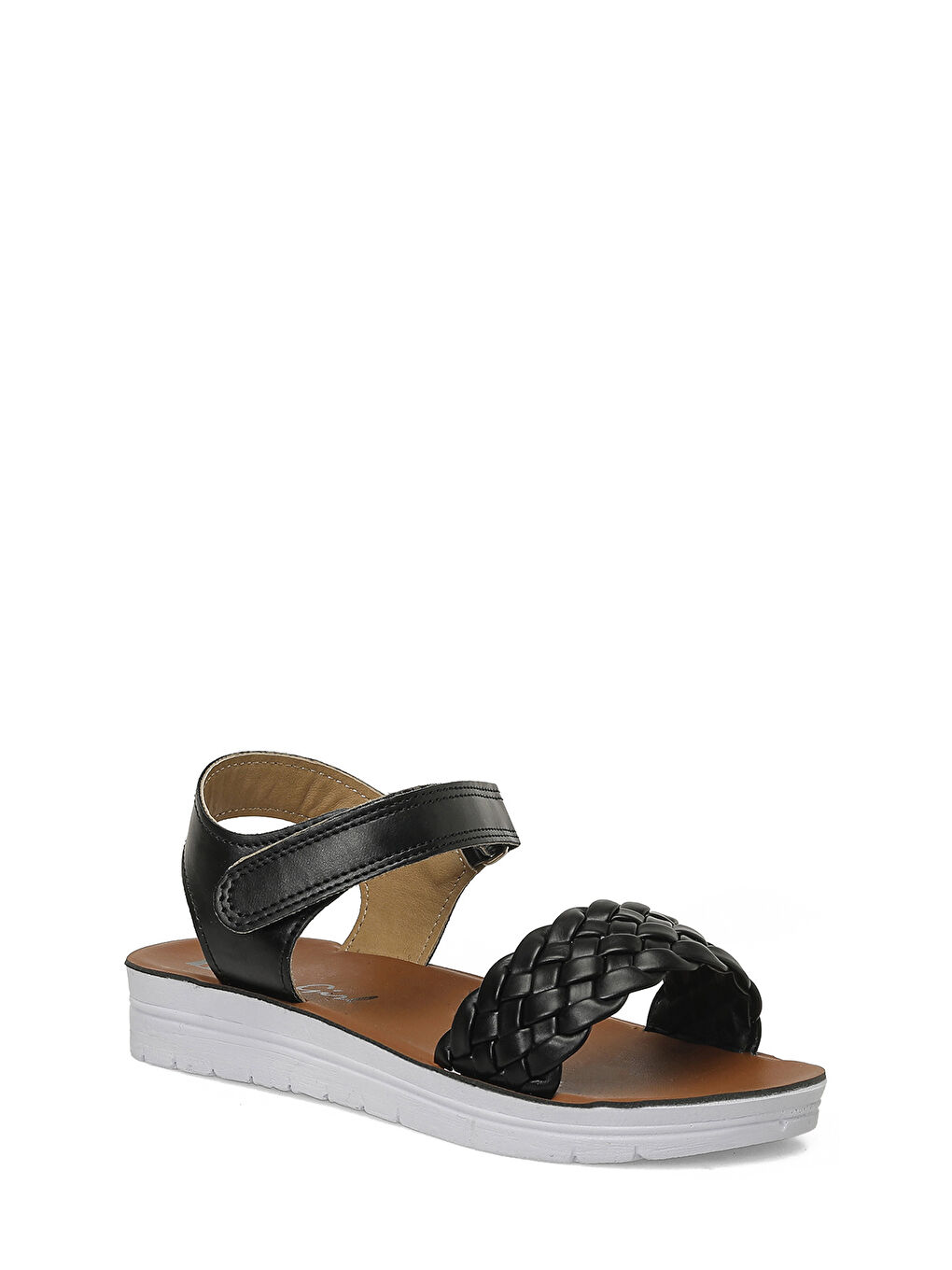 JENNA F Siyah Kız Çocuk Sandalet-1