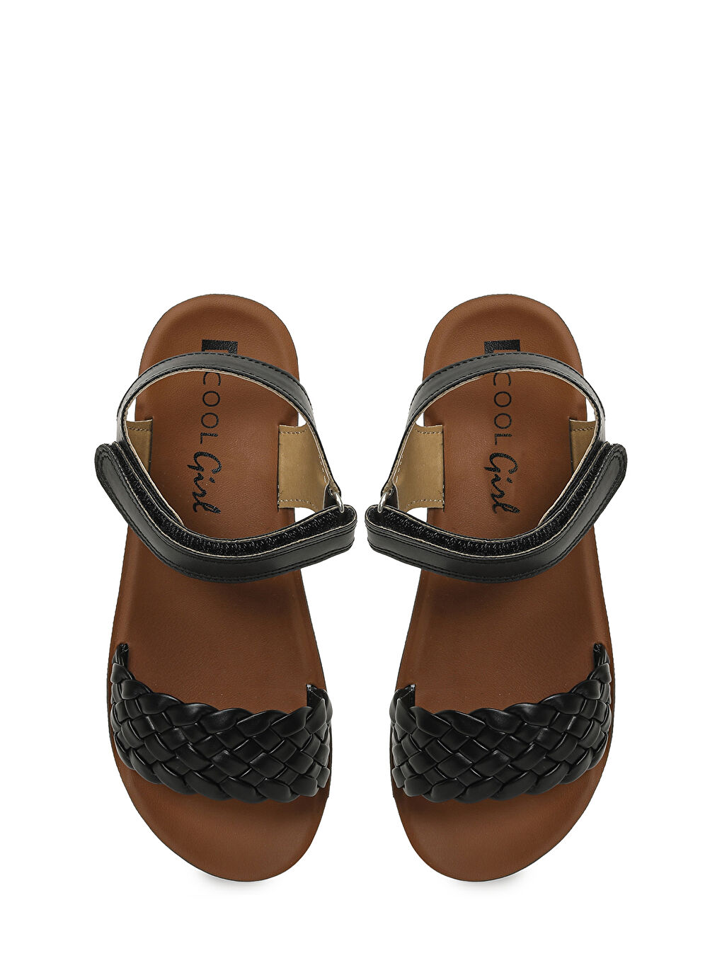 JENNA F Siyah Kız Çocuk Sandalet-3