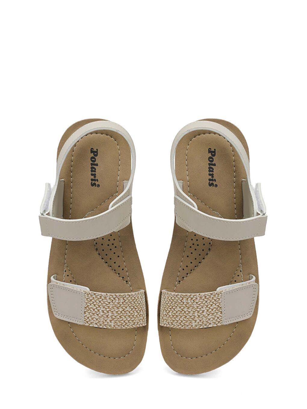 409105.Z Bej Kadın Comfort Sandalet-3