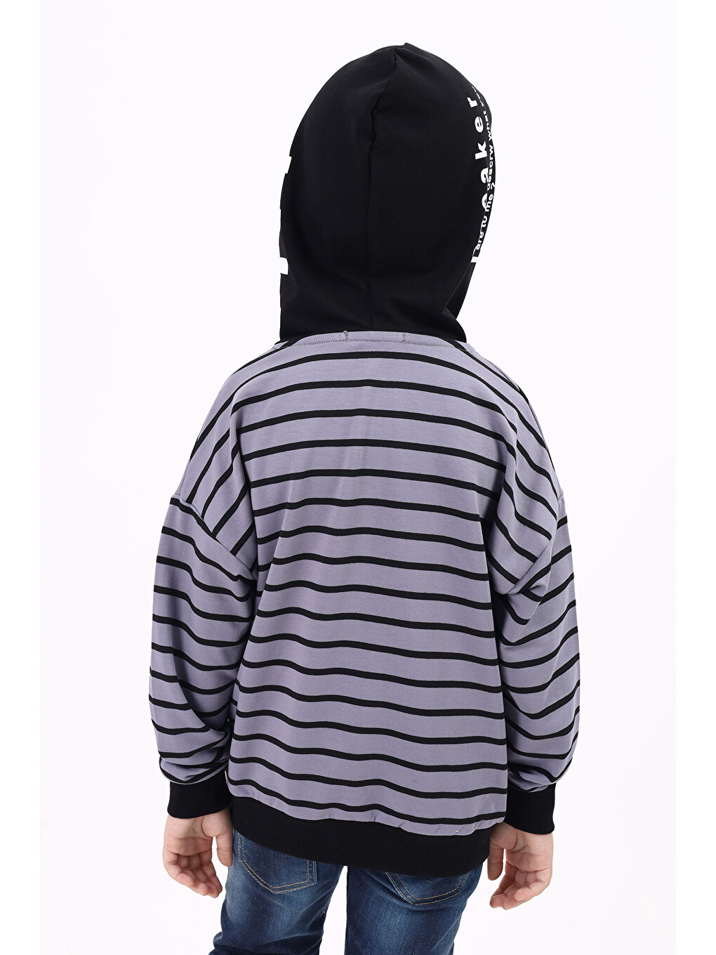 Toontoykids Gri Erkek Çocuk Baskılı Sweatshirt - 1