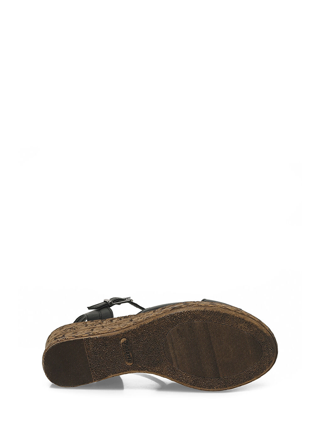 327095.Z Siyah Kadın Dolgu Topuk Sandalet-5