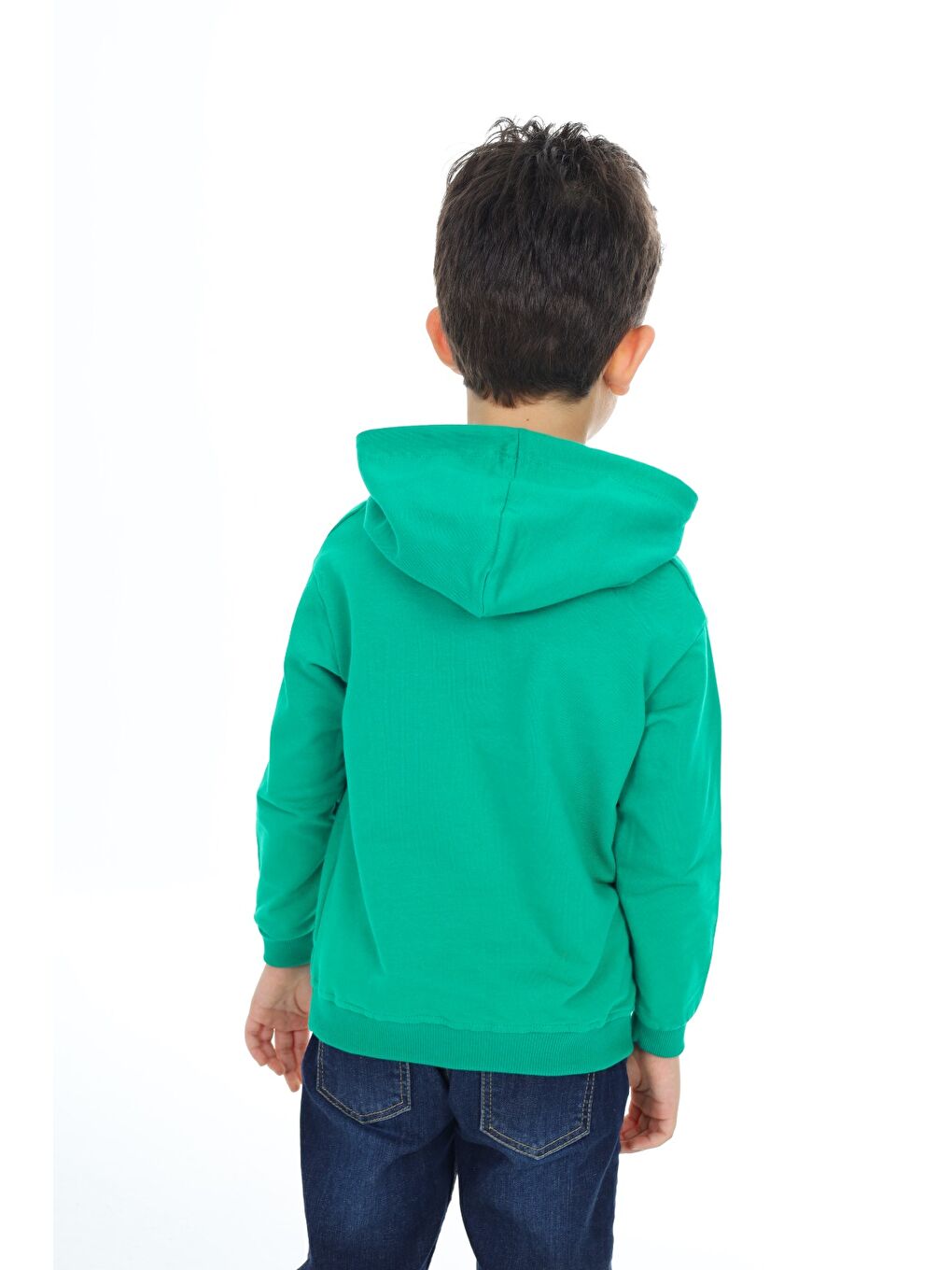 Toontoykids Yeşil Erkek Çocuk Baskılı Sweatshirt - 4