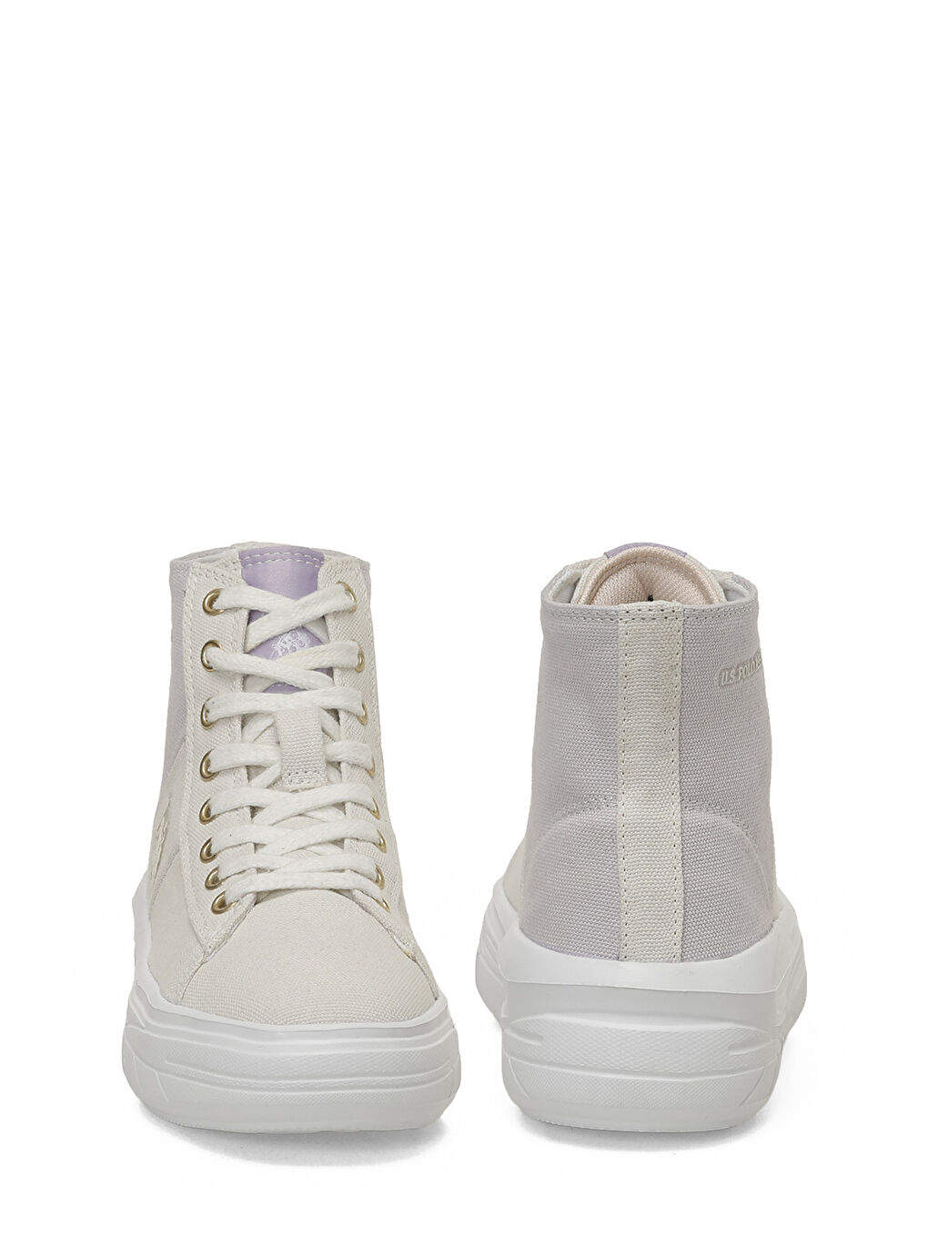 CLEBERAS JR Bej Kız Çocuk High Sneaker-4