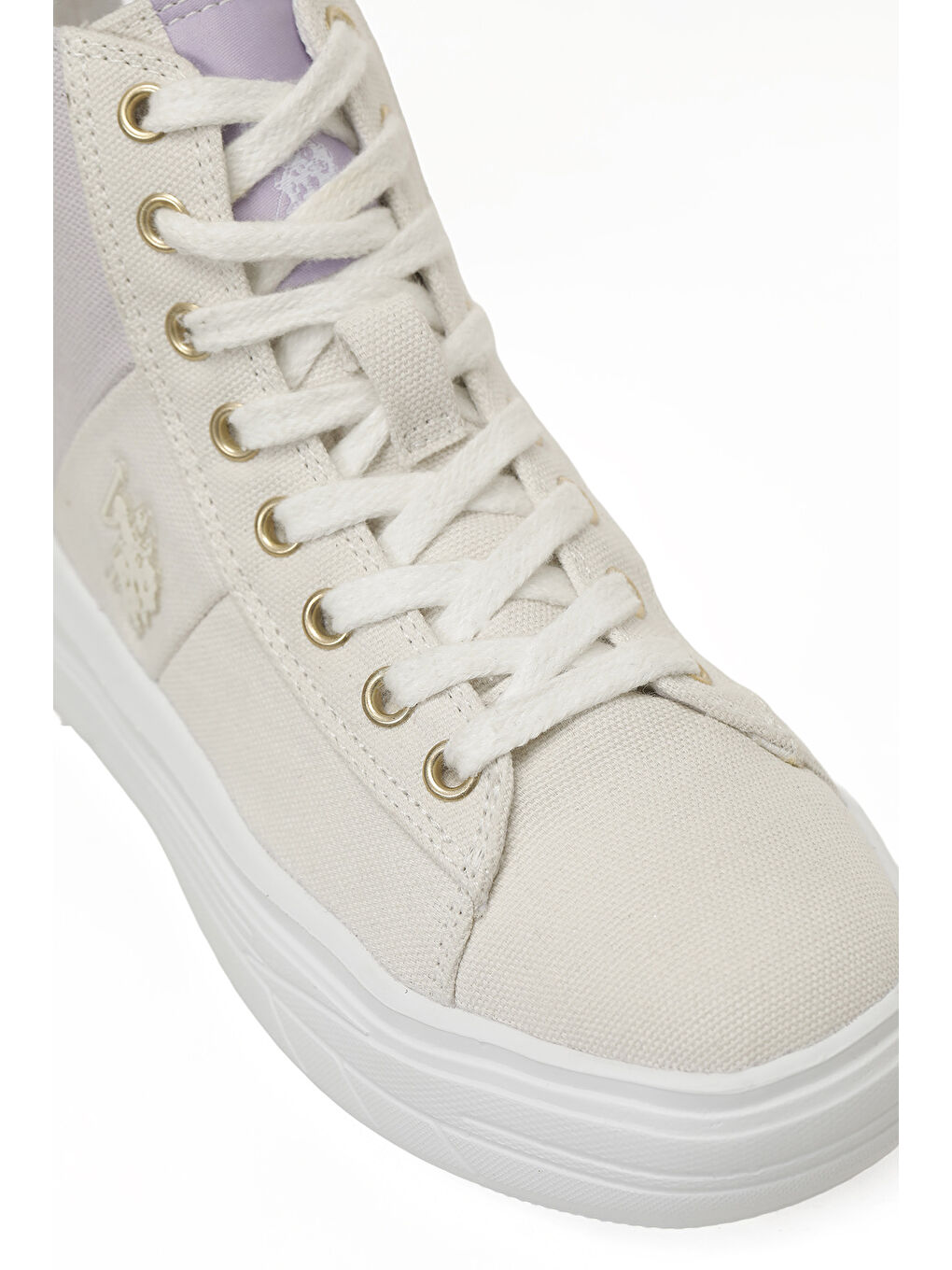 CLEBERAS JR Bej Kız Çocuk High Sneaker-6