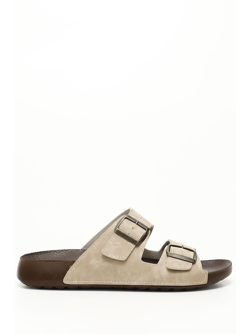 Bej BEJ  Tokalı Erkek Terlik 34062