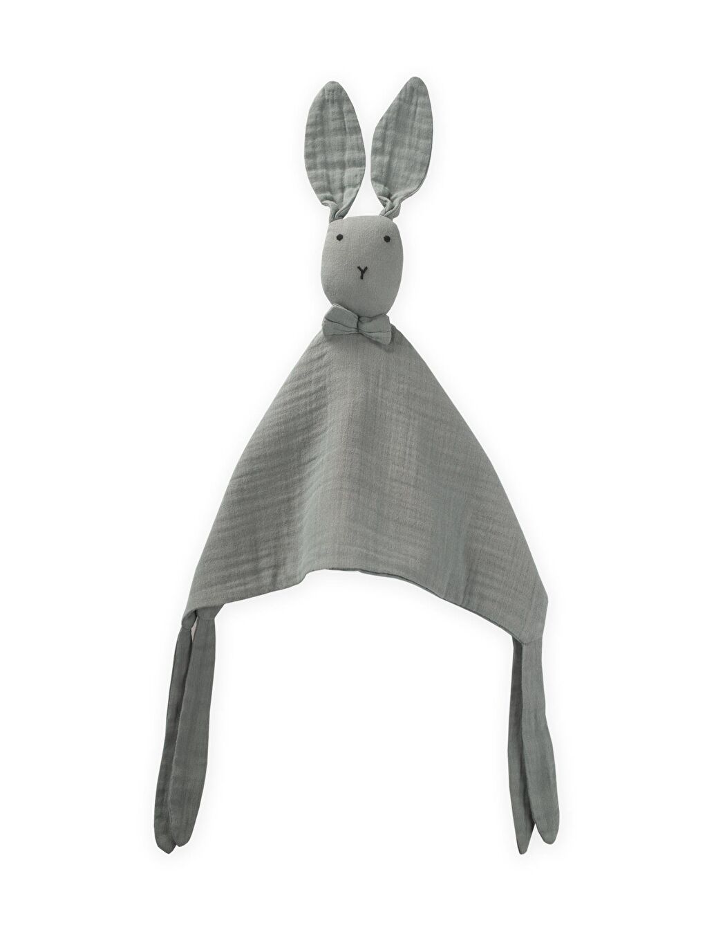 Tavşan Müslin Uyku Arkadaşı (Yıkanmıştır) 40X40 Cm Çağla Yeşili