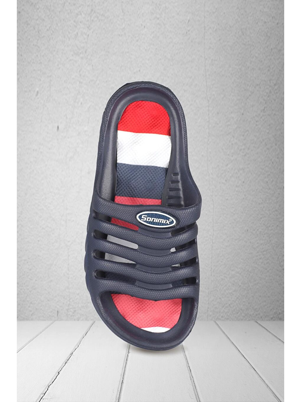 Lacivert D8007 Çocuk Masajlı Taban Banyo Bahçe Havuz Terliği