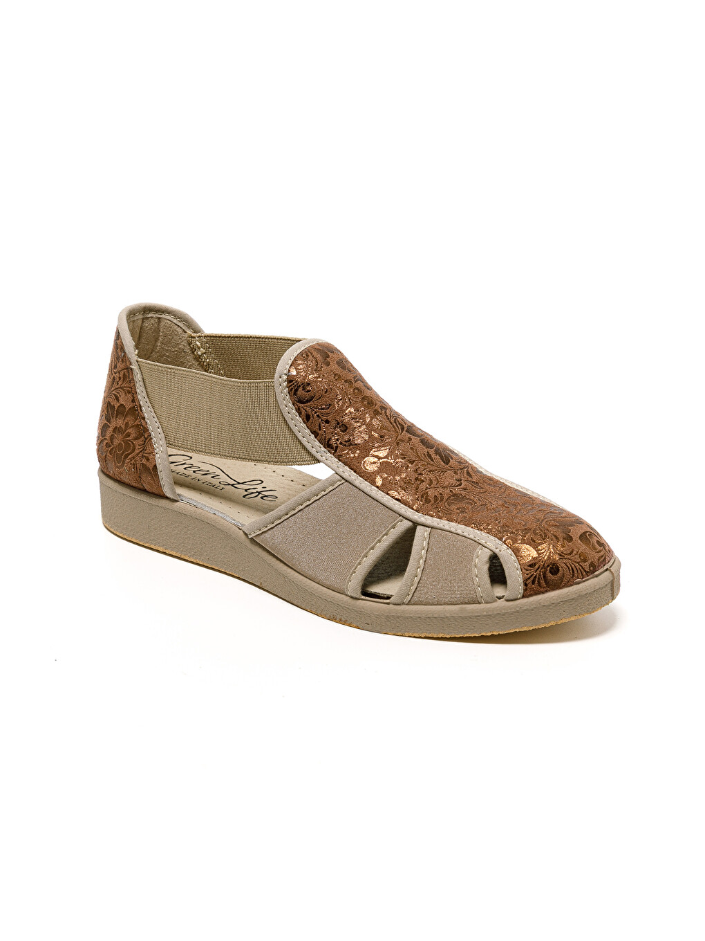 Kahverengi Kadın Sandalet 169 STRETCH WOMEN'S FOOTWEAR Brown-1