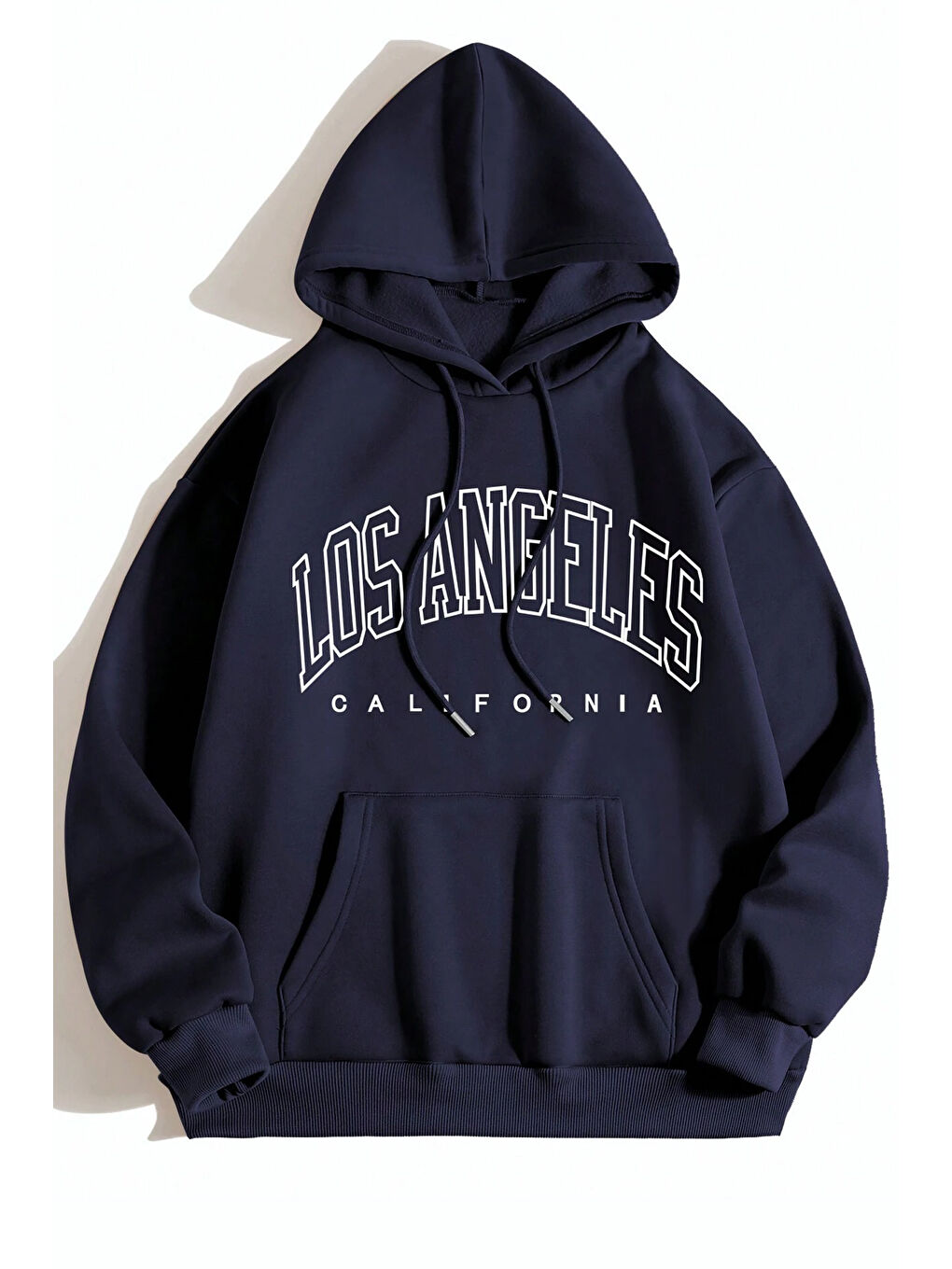 uyguntarz Lacivert Unisex Los Angles Baskılı Sweatshirt