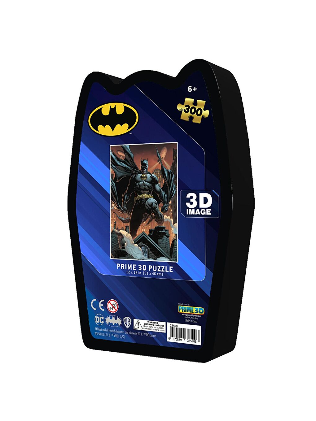 Prime 3D Renksiz Batman 300 Parça Puzzle 35590 - Metal Kutu - 1