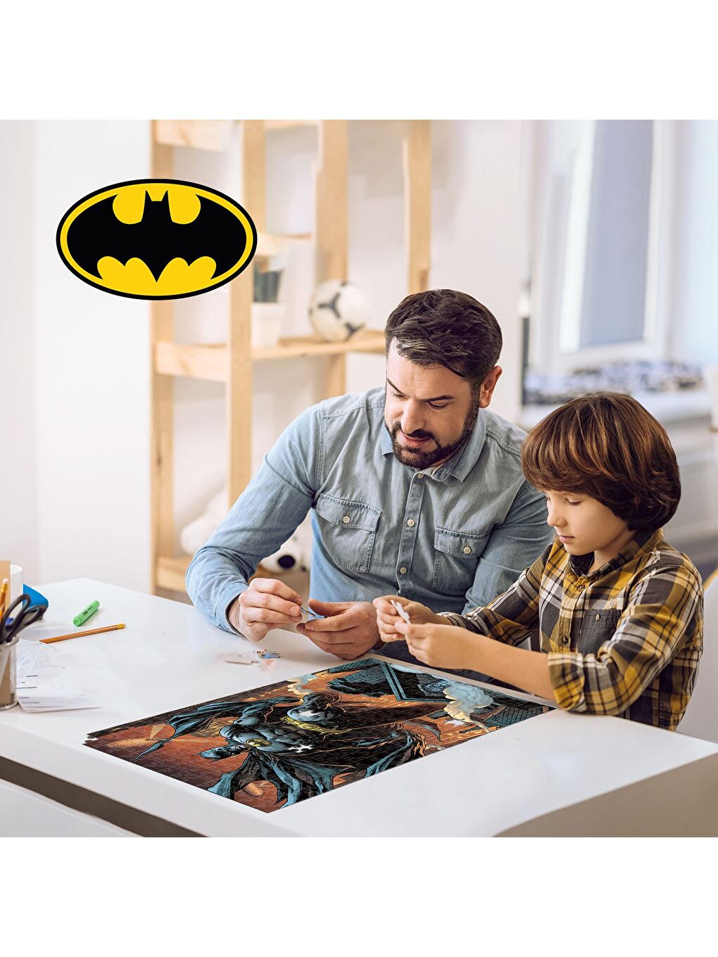 Prime 3D Renksiz Batman 300 Parça Puzzle 35590 - Metal Kutu - 2