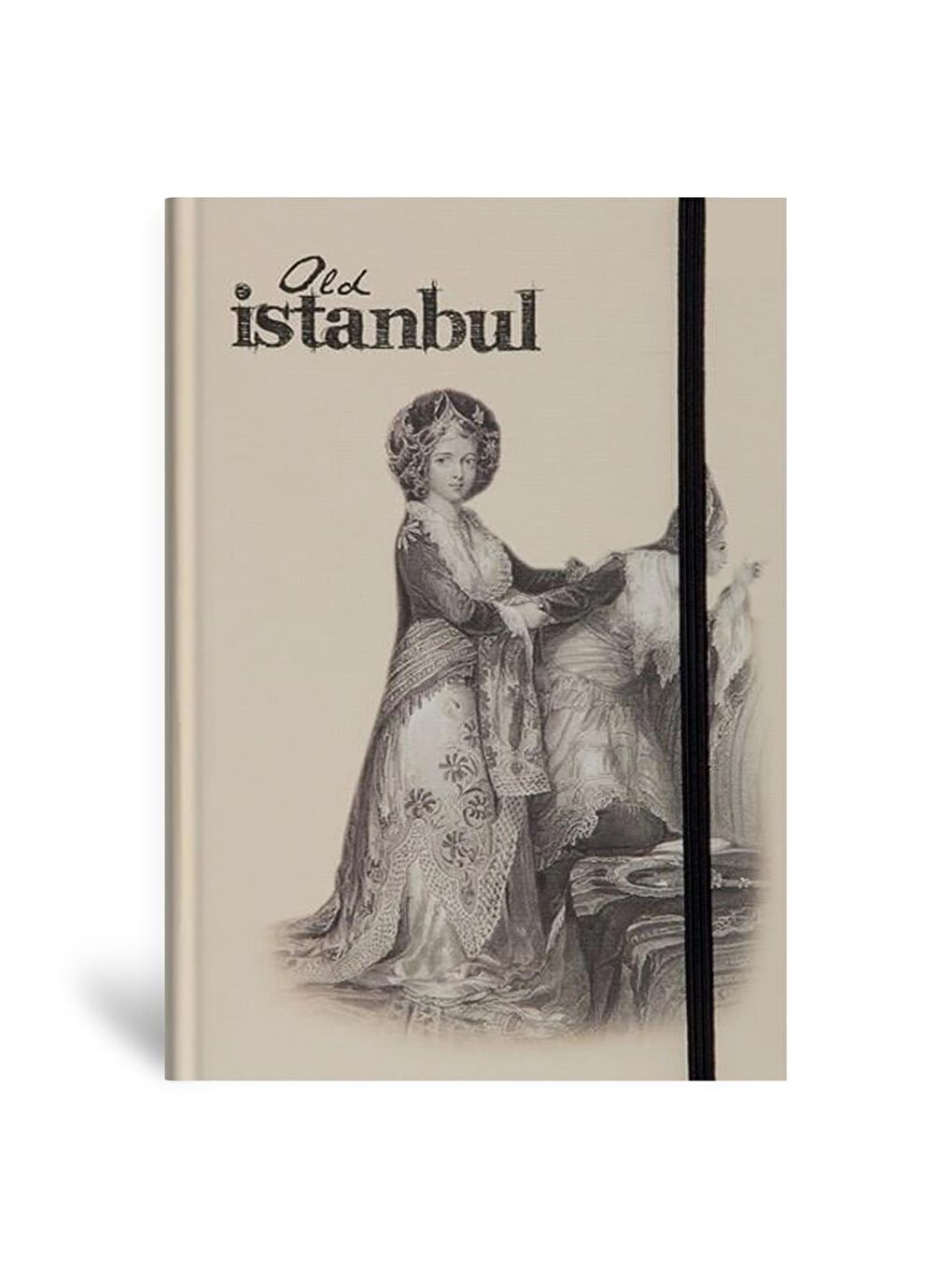 Eski İstanbul Cep Journal Çizgili Lastikli Sultan