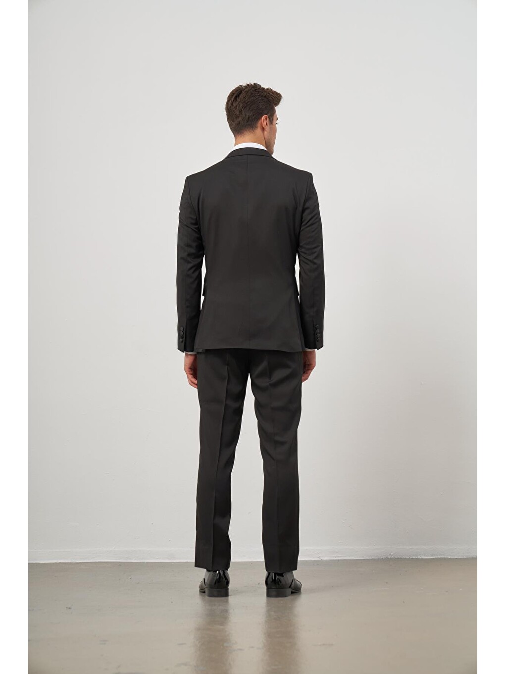 Siyah Yelekli 6 Drop Slim Fit Ceremony Takım Elbise 1001240205-6