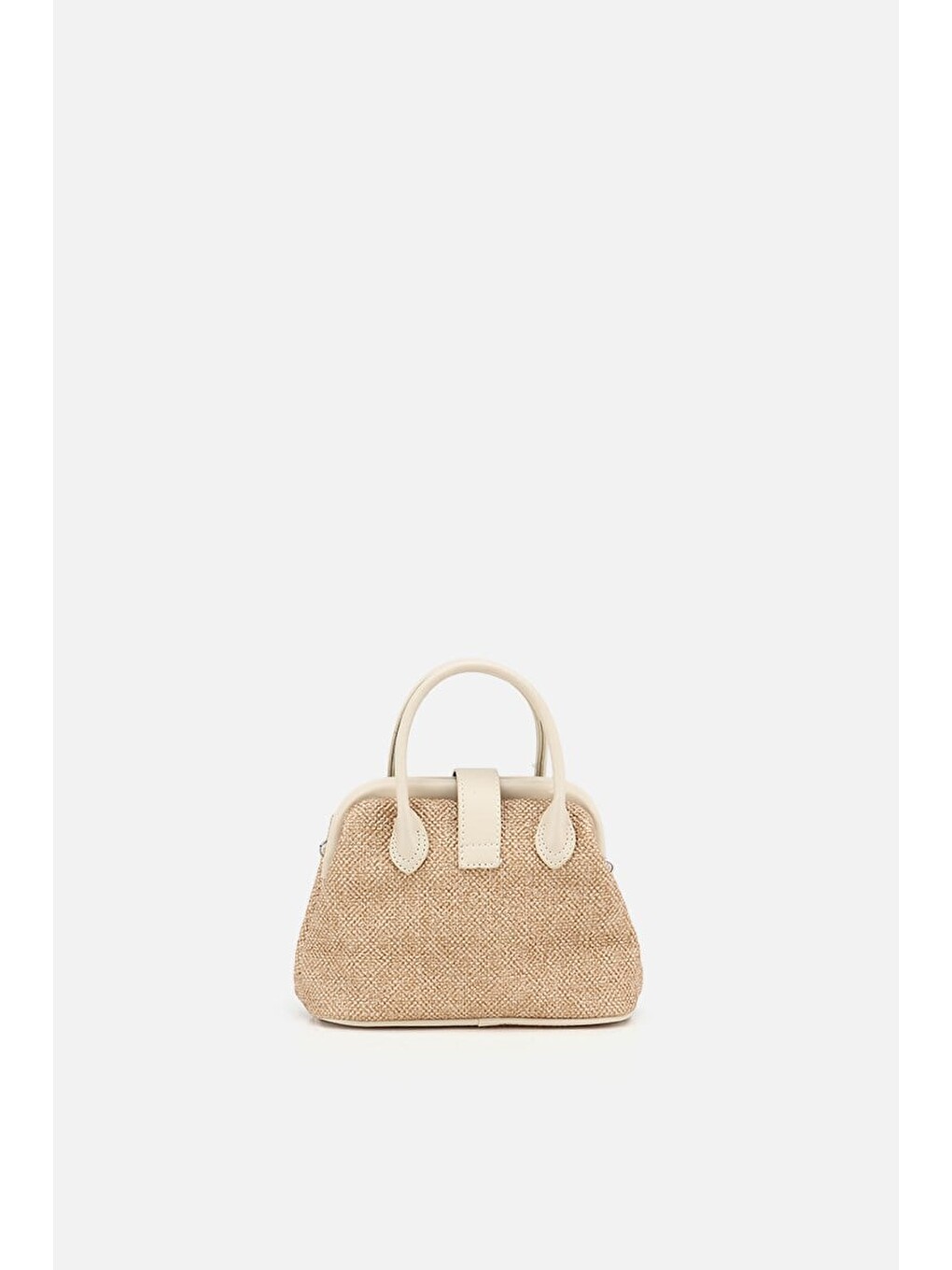Kadın Bej Mini Çapraz Çanta-4