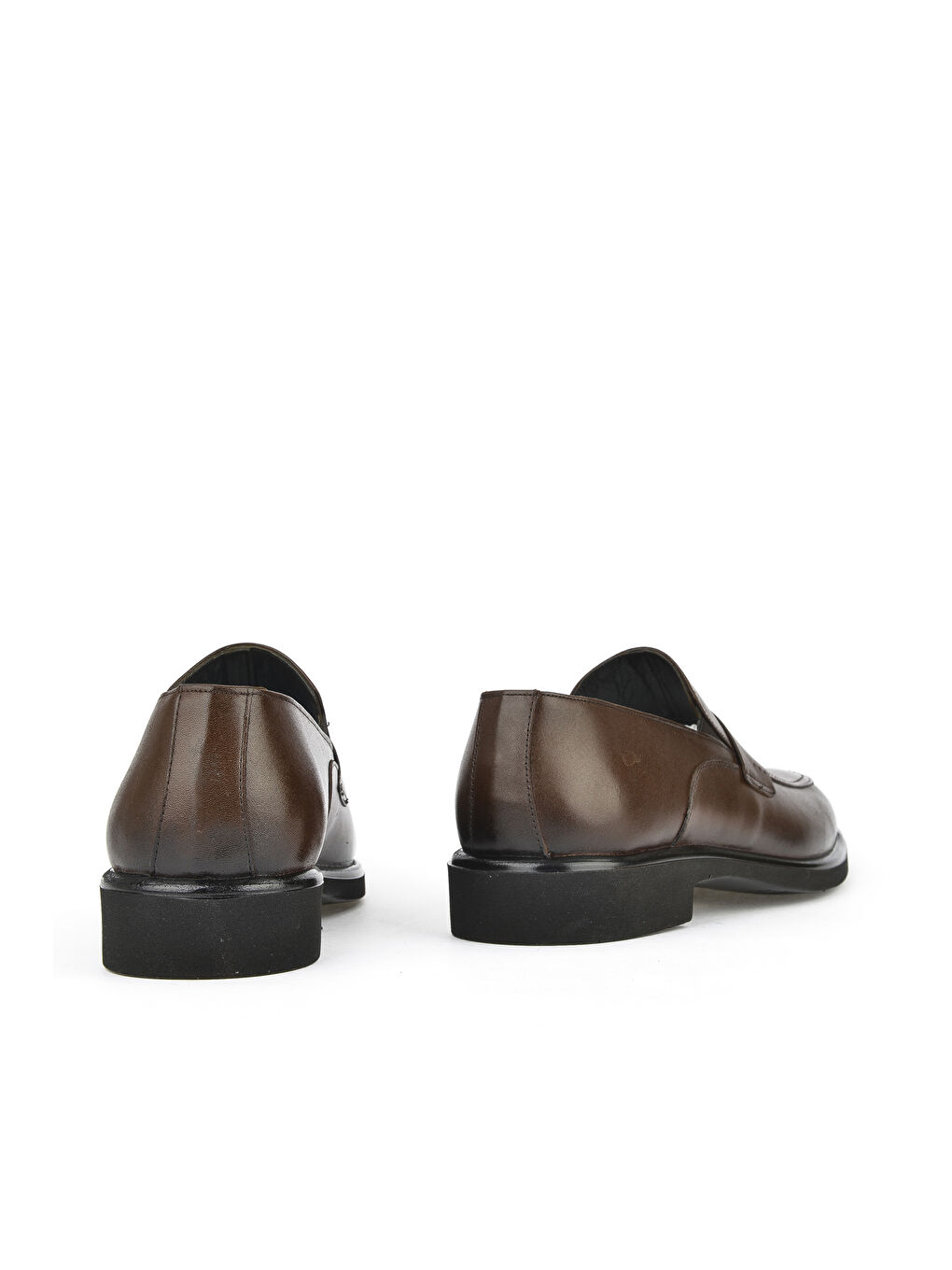 Kahverengi Erkek Hakiki Deri Klasik Ayakkabı 15148Z871 Kahve-2