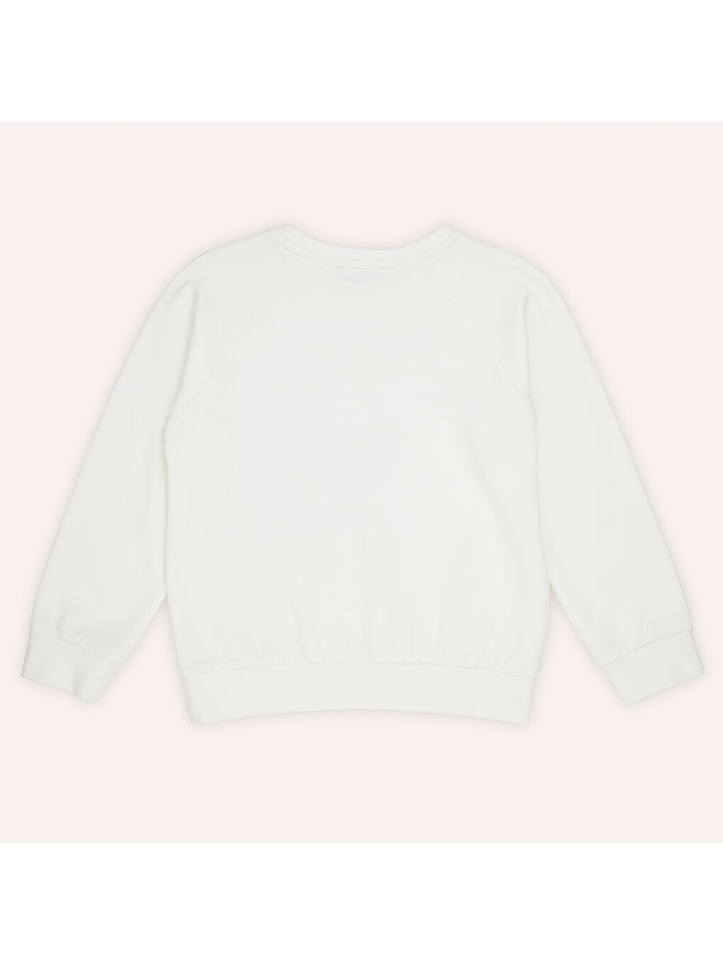 Ekru Kız Çocuk Nakış Detaylı Sweatshirt-5